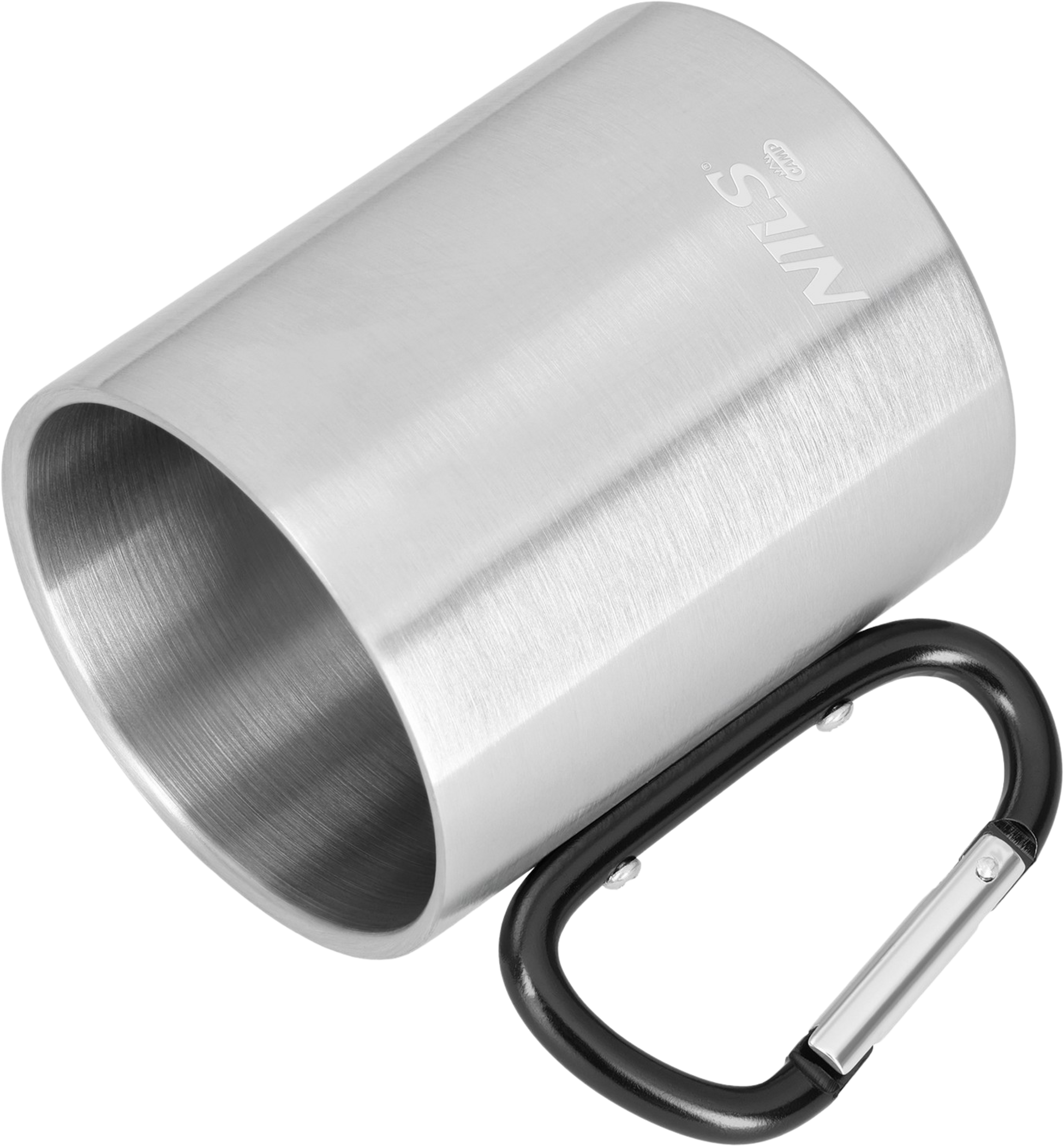 NORTHIX, Camping Mug With Carabiner, 300ml Stainless Steel