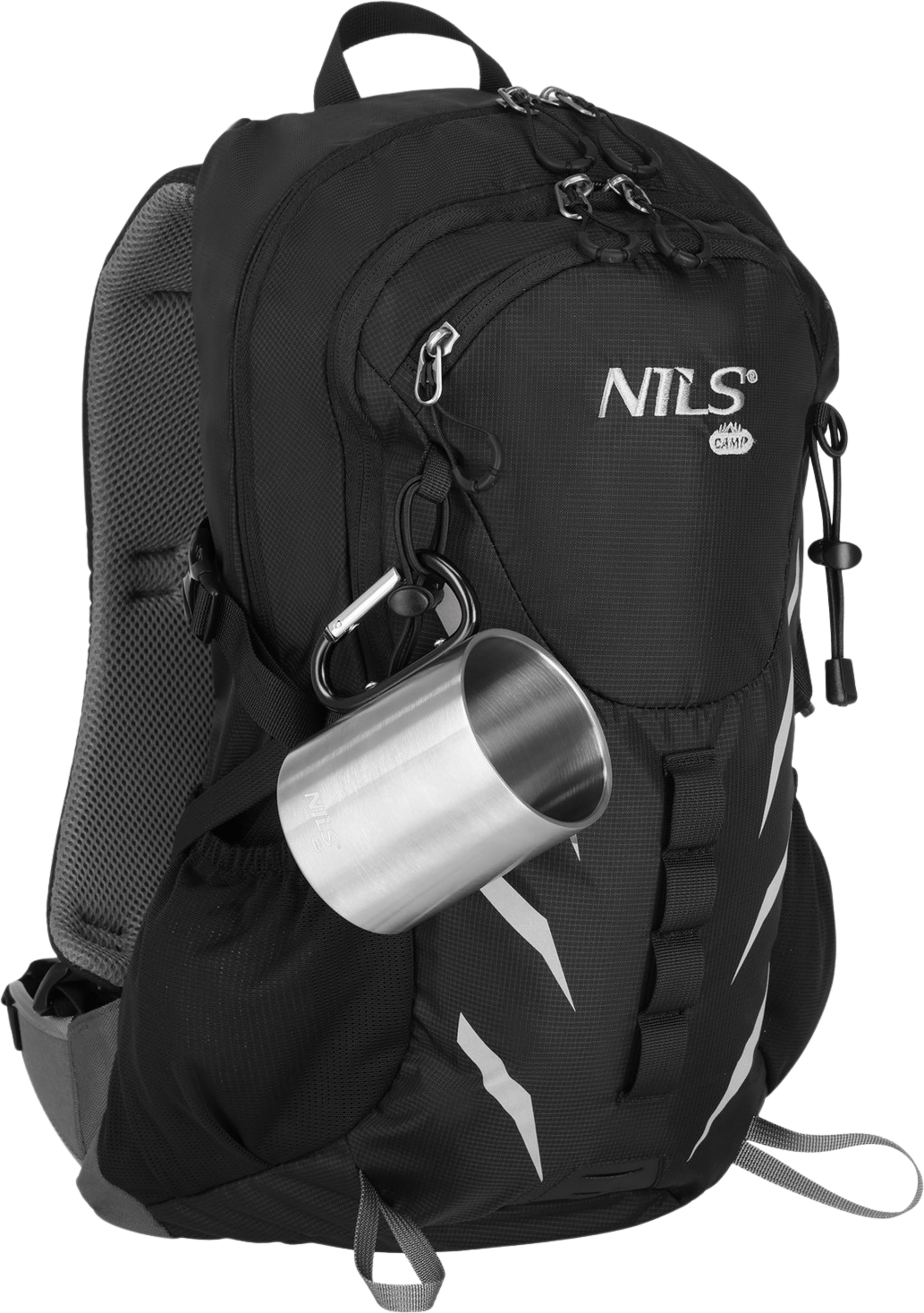 NORTHIX, Camping Mug With Carabiner, 300ml Stainless Steel