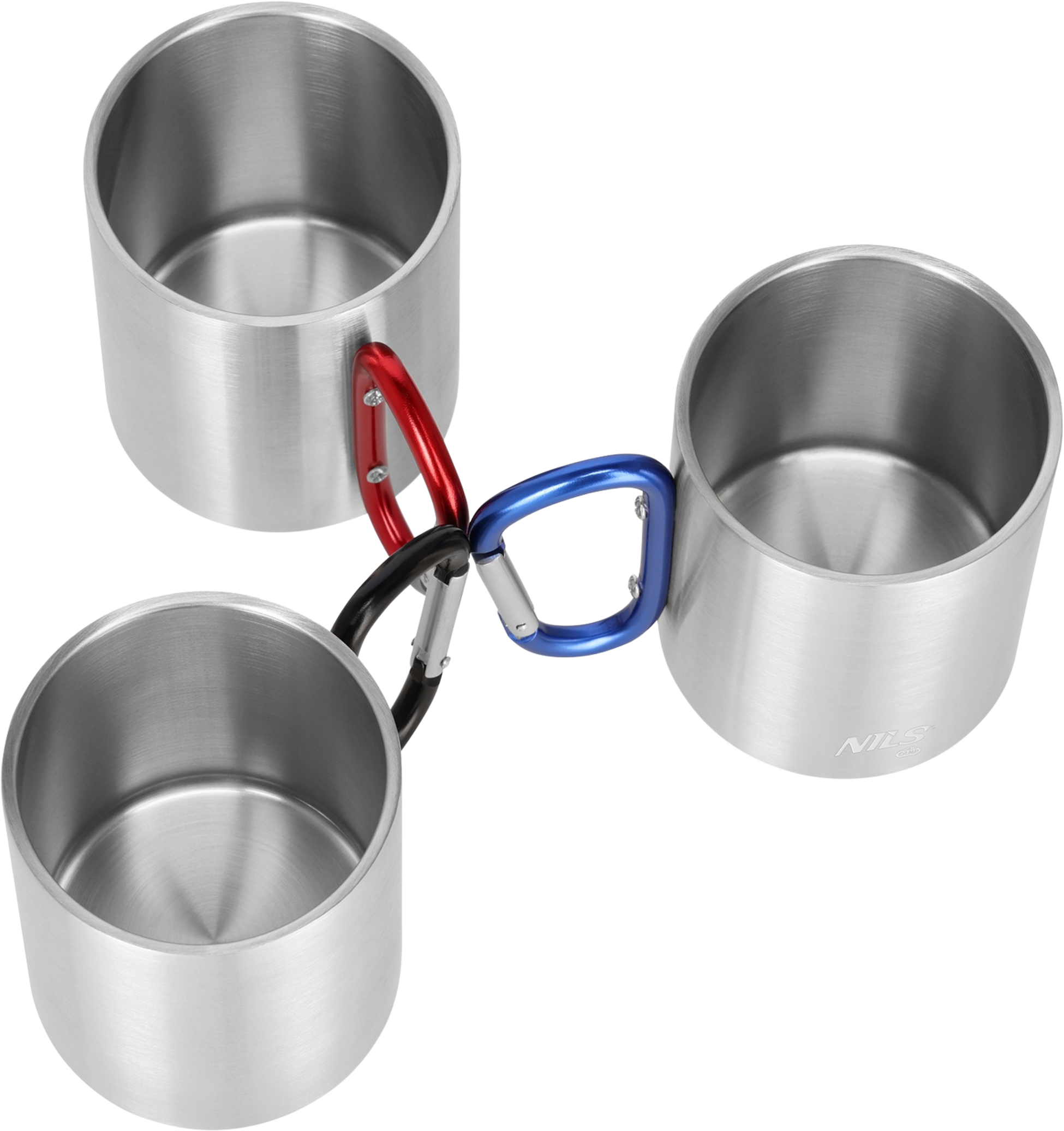 NORTHIX, Camping Mug With Carabiner, 300ml Stainless Steel