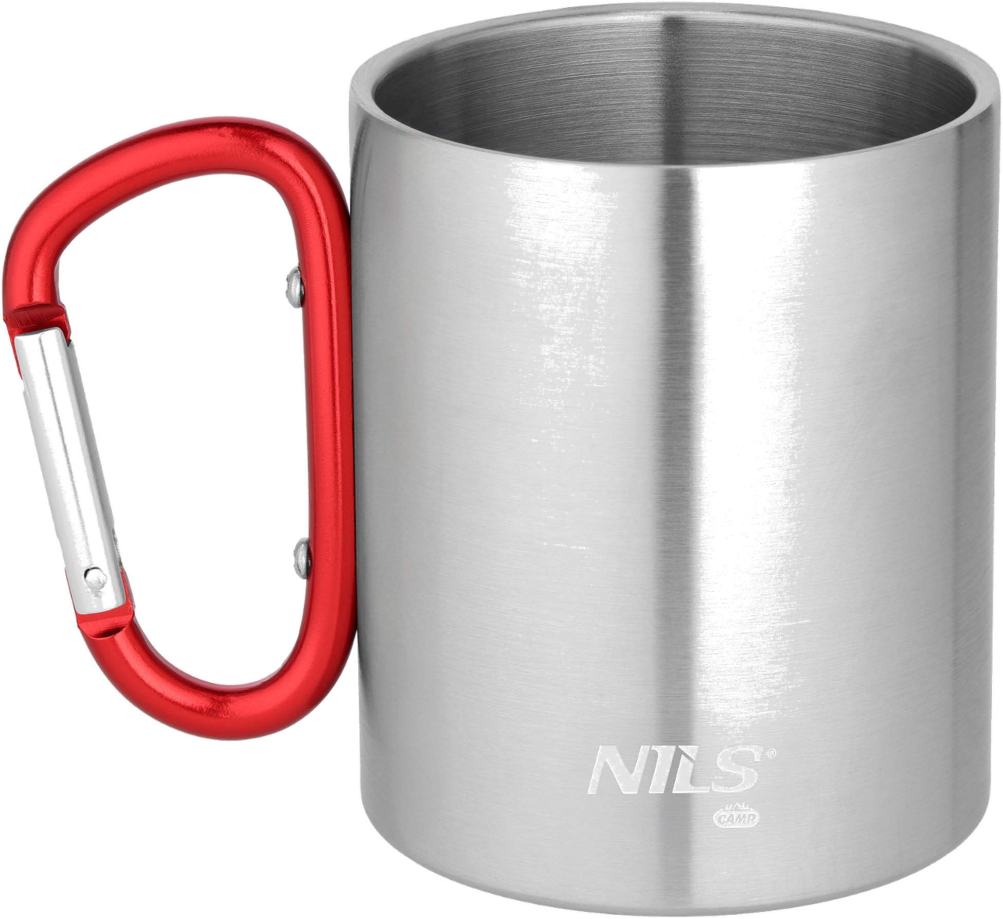 NORTHIX, Camping Mug With Carabiner, 300ml Stainless Steel