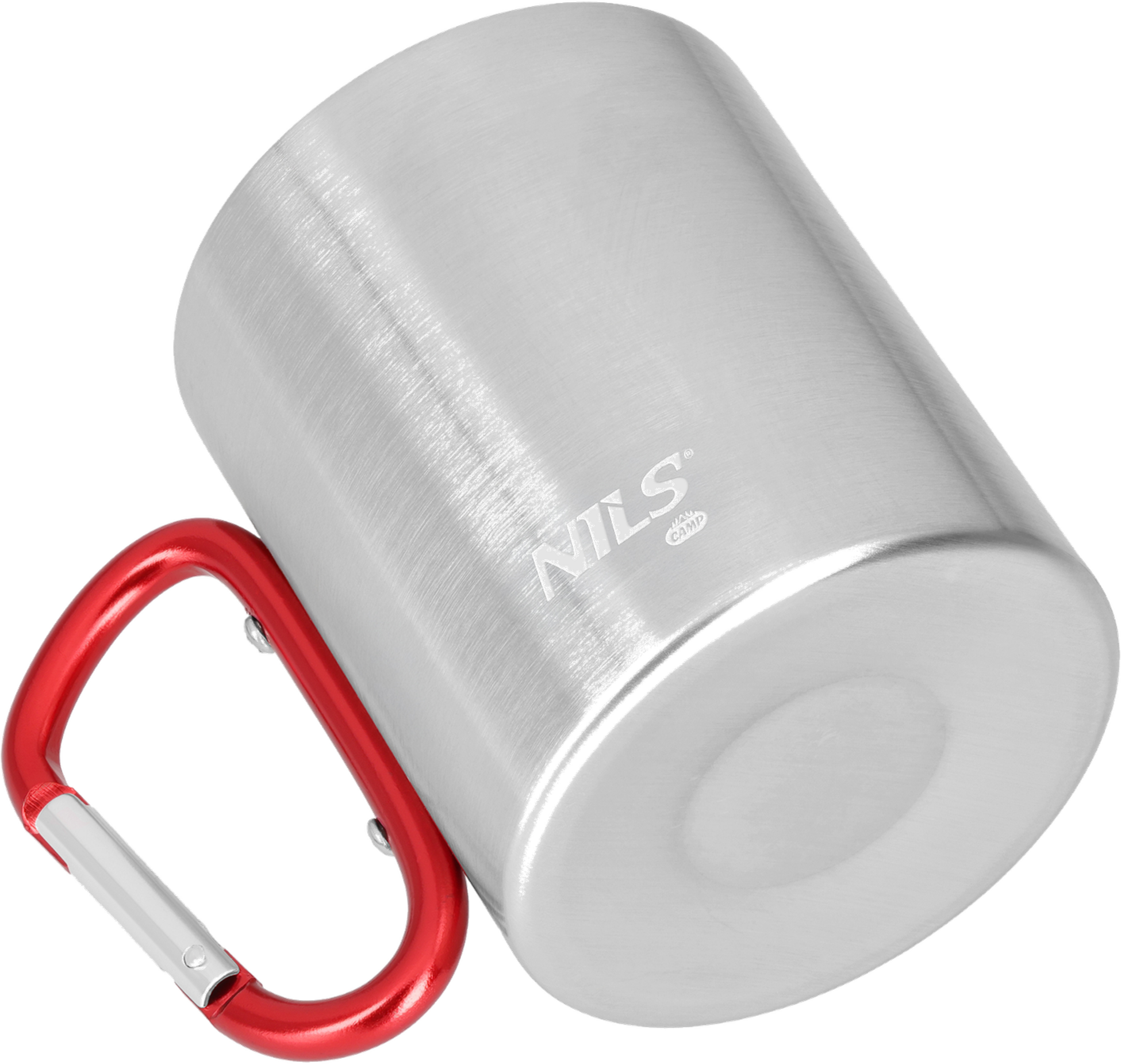 NORTHIX, Camping Mug With Carabiner, 300ml Stainless Steel
