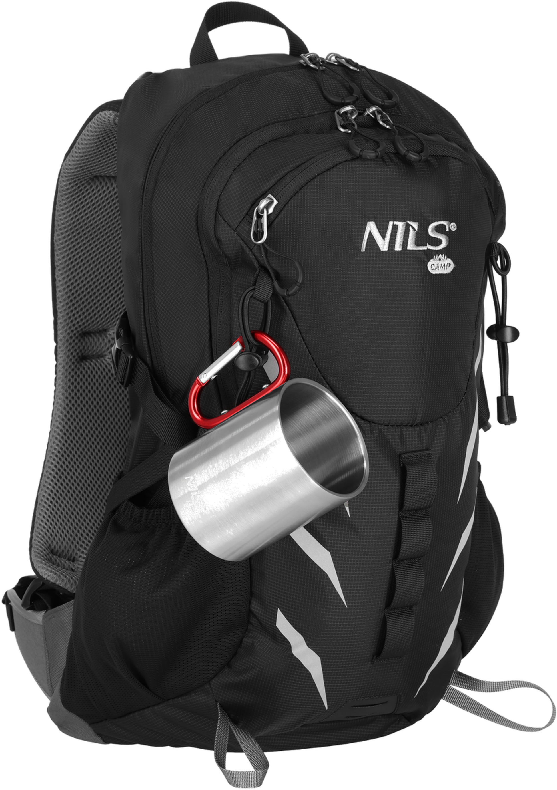 NORTHIX, Camping Mug With Carabiner, 300ml Stainless Steel