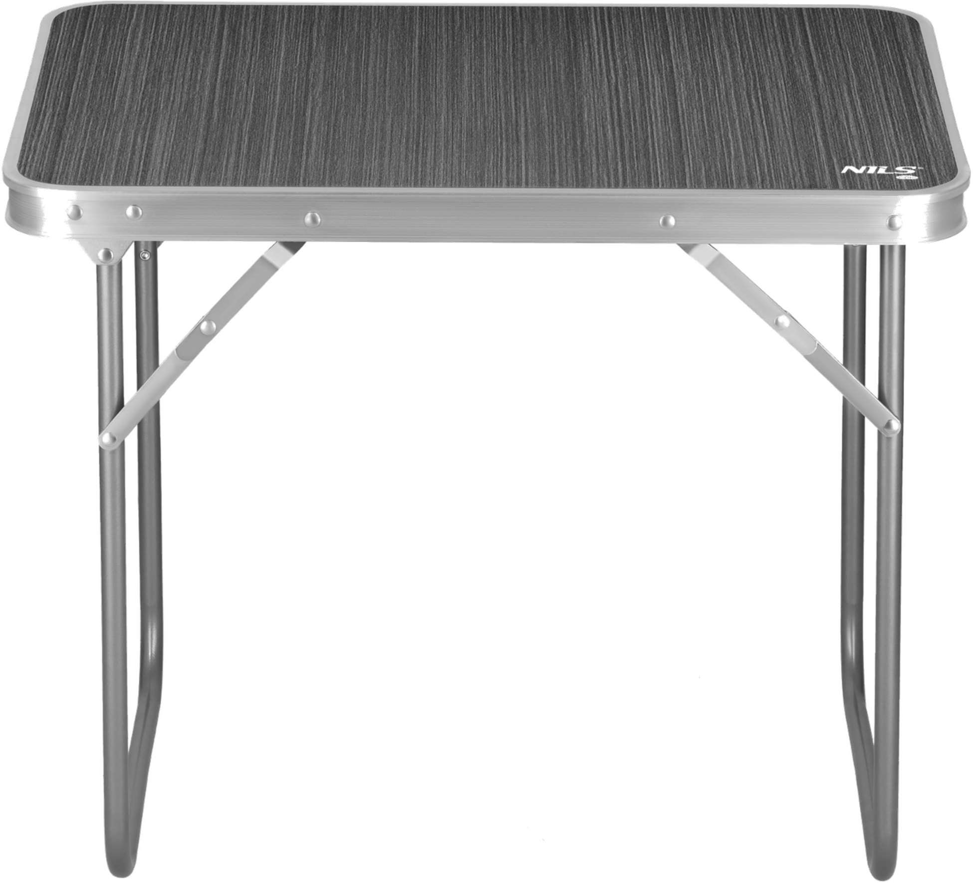 NORTHIX, Camping Table 60x40x50 Cm, Dark Grey, Portable
