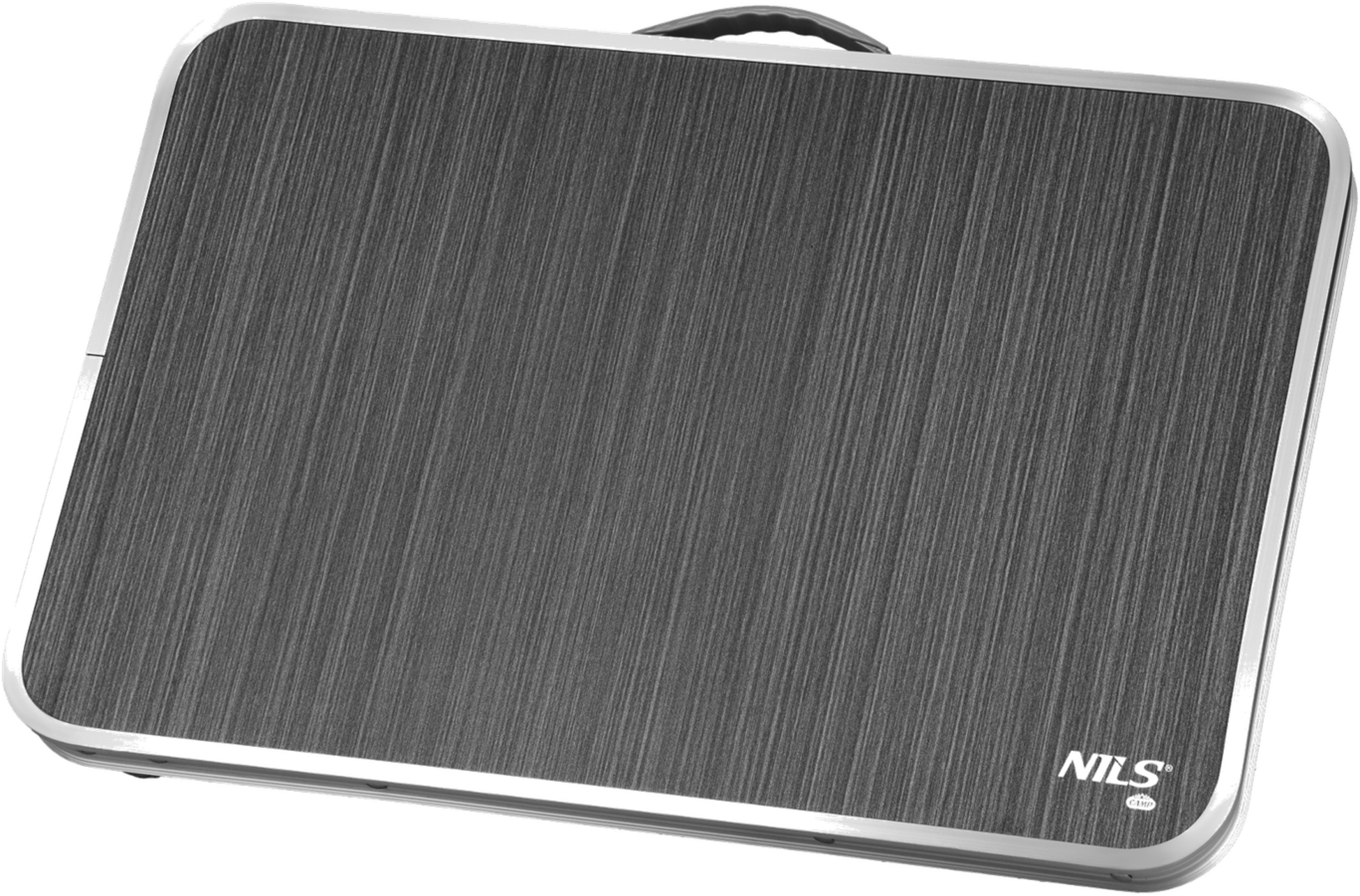 NORTHIX, Camping Table 60x40x50 Cm, Dark Grey, Portable