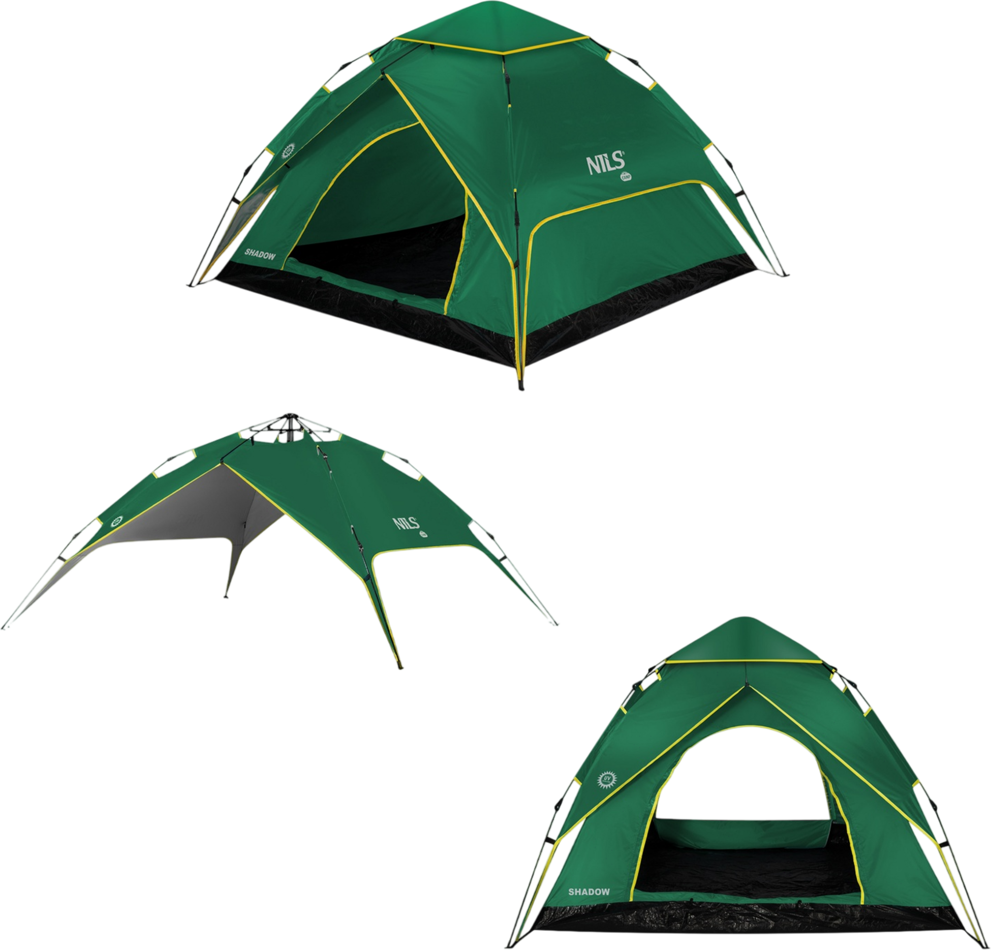 NORTHIX, Camping Tent, 3-person, 3000mm Waterproof