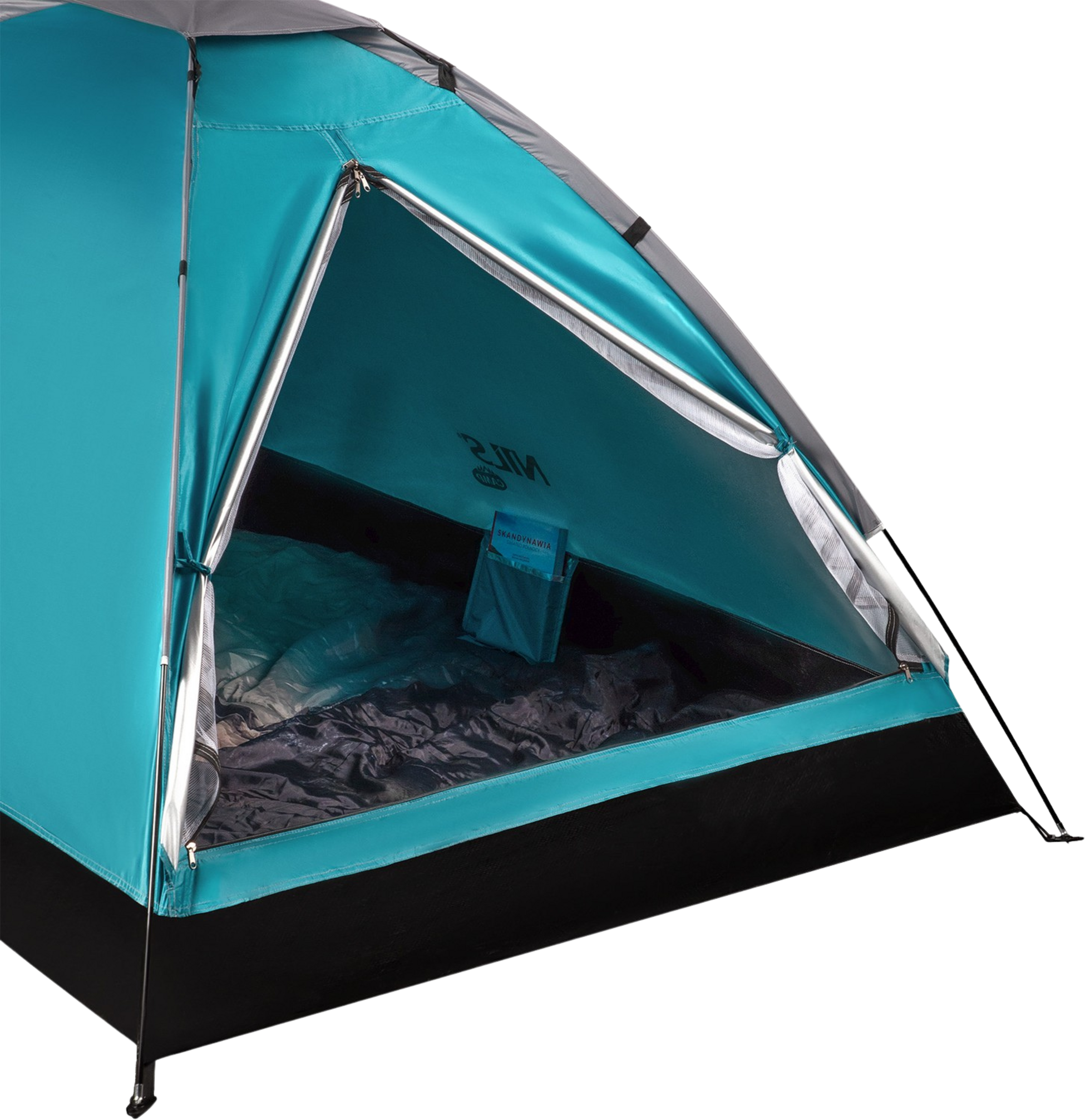 NORTHIX, Camping Tent, 3-person, Blue, Waterproof