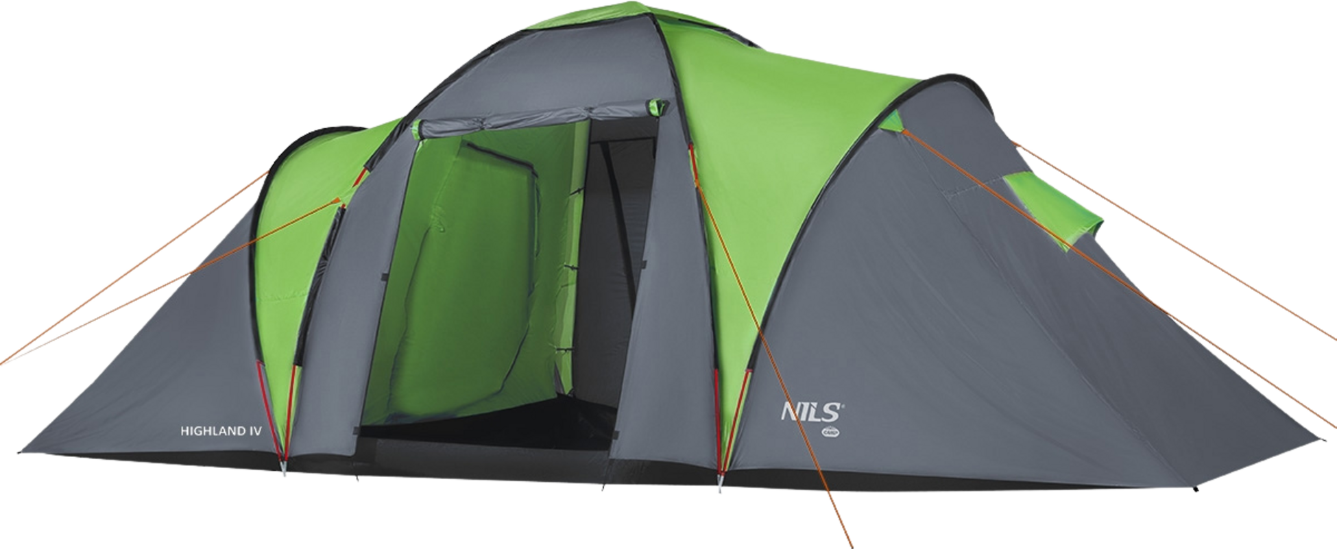 NORTHIX, Camping Tent, 4-person, Green-gray, Waterproof
