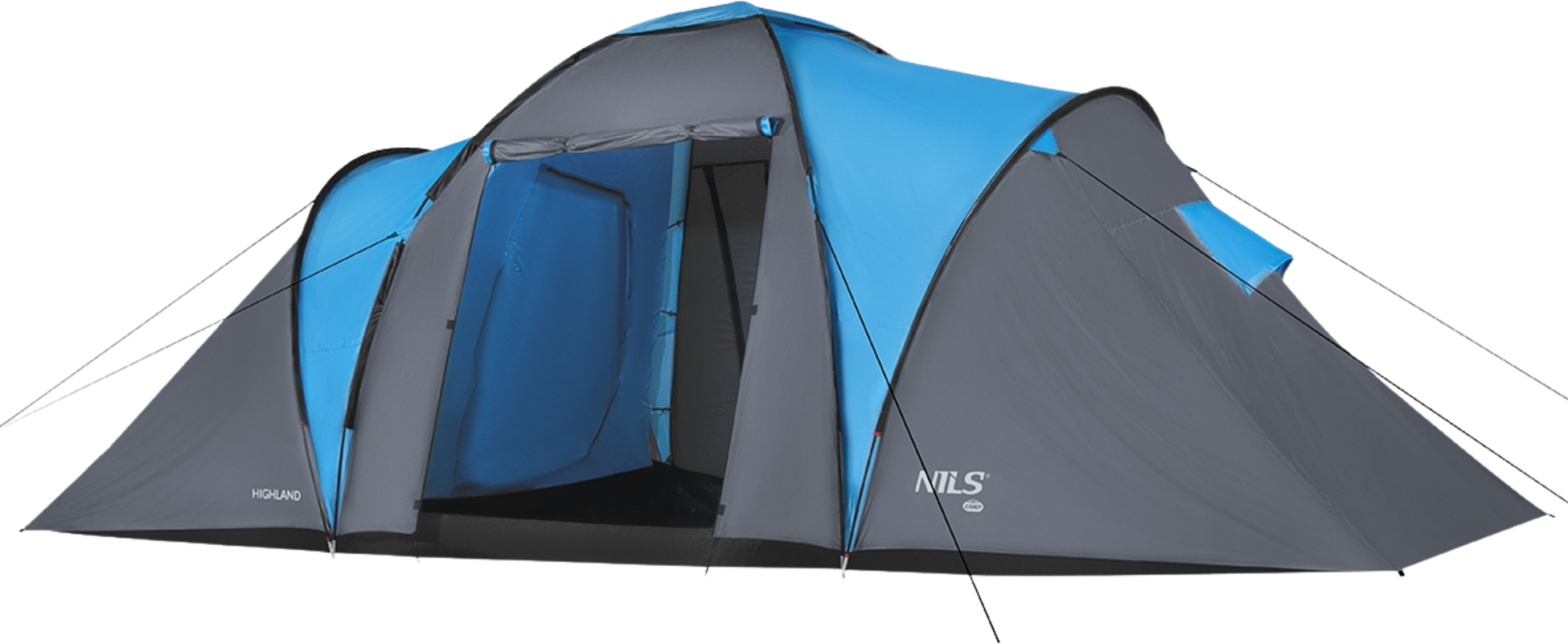 NORTHIX, Camping Tent, Blue-gray, 4-person, Waterproof