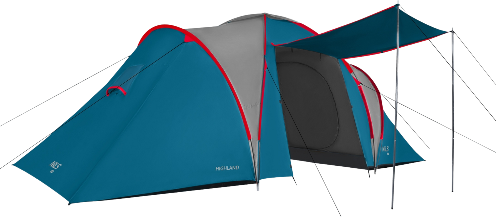 NORTHIX, Camping Tent, Blue-light Gray, 2-person, Waterproof
