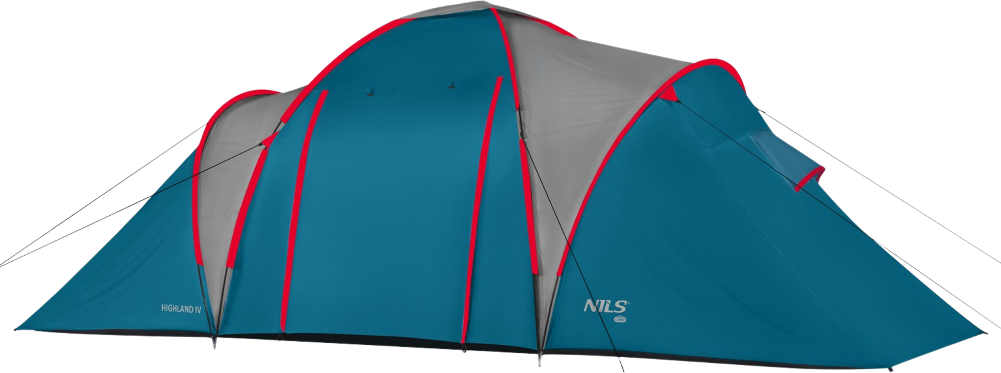 NORTHIX, Camping Tent, Blue/light Gray, 4-person