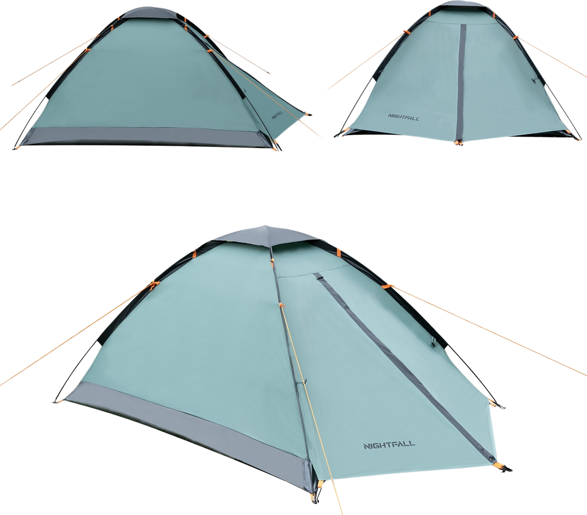 NORTHIX, Camping Tent, Green, Nightfall, 2-person