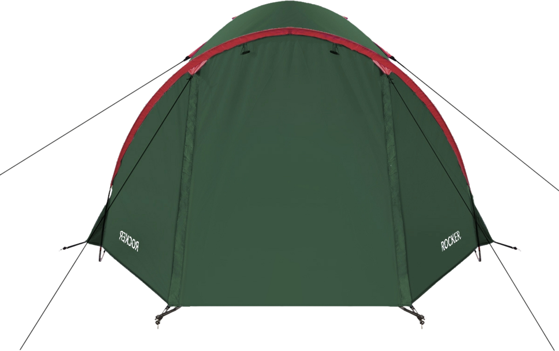 NORTHIX, Camping Tent, Green-red, 2-person, Lightweight