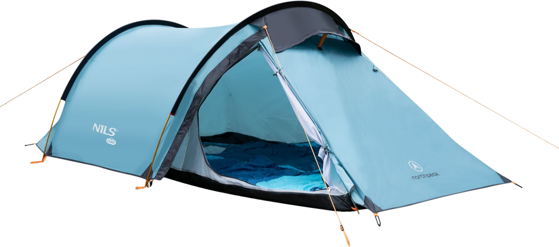 NORTHIX, Camping Tent &ndash; 3-person, Waterproof, Blue