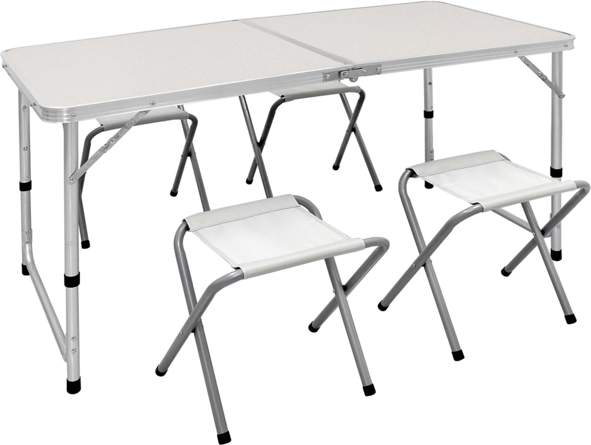 ECD GERMANY, Campingbord Fällbart Aluminium 120 Cm