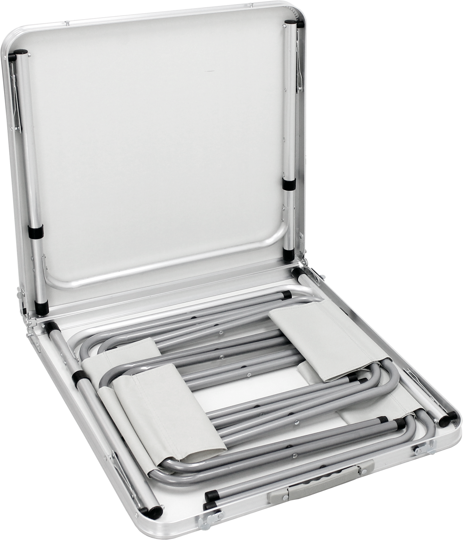 ECD GERMANY, Campingbord Fällbart Aluminium 120 Cm