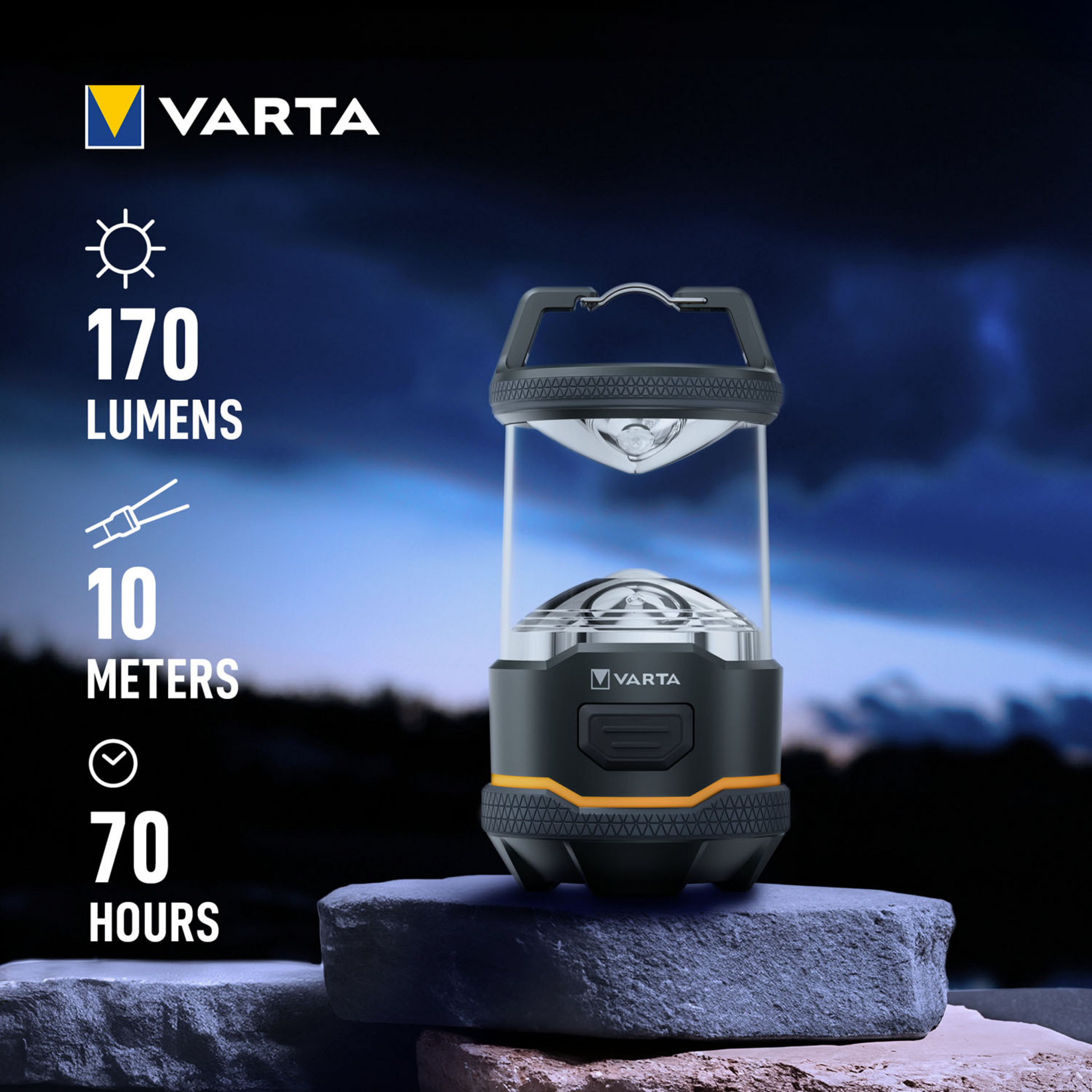 VARTA, Campinglykta Outdoor Sports Lantern L10