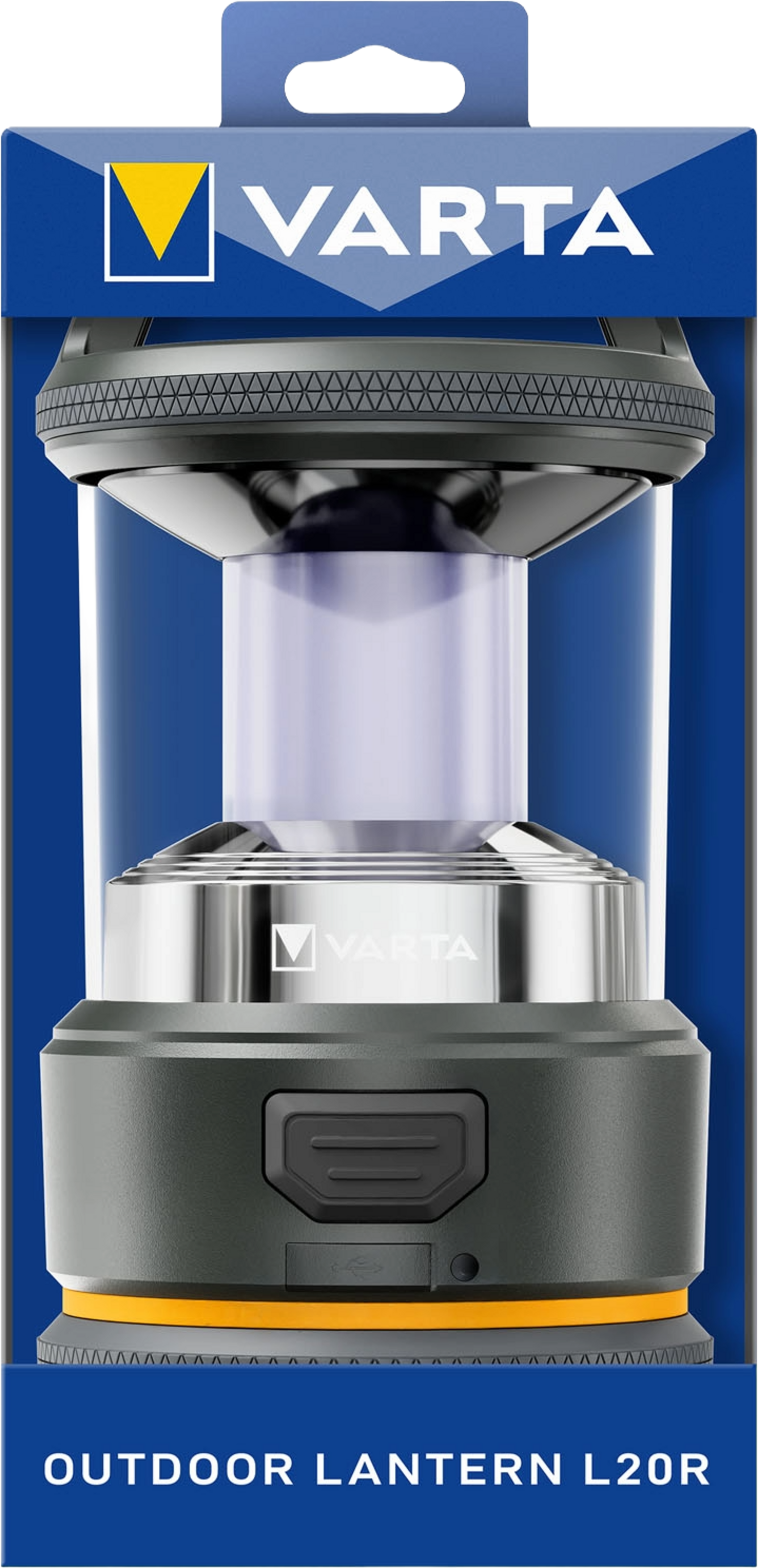 VARTA, Campinglykta Uppladdningsbar Outdoor Sports Lantern L20r