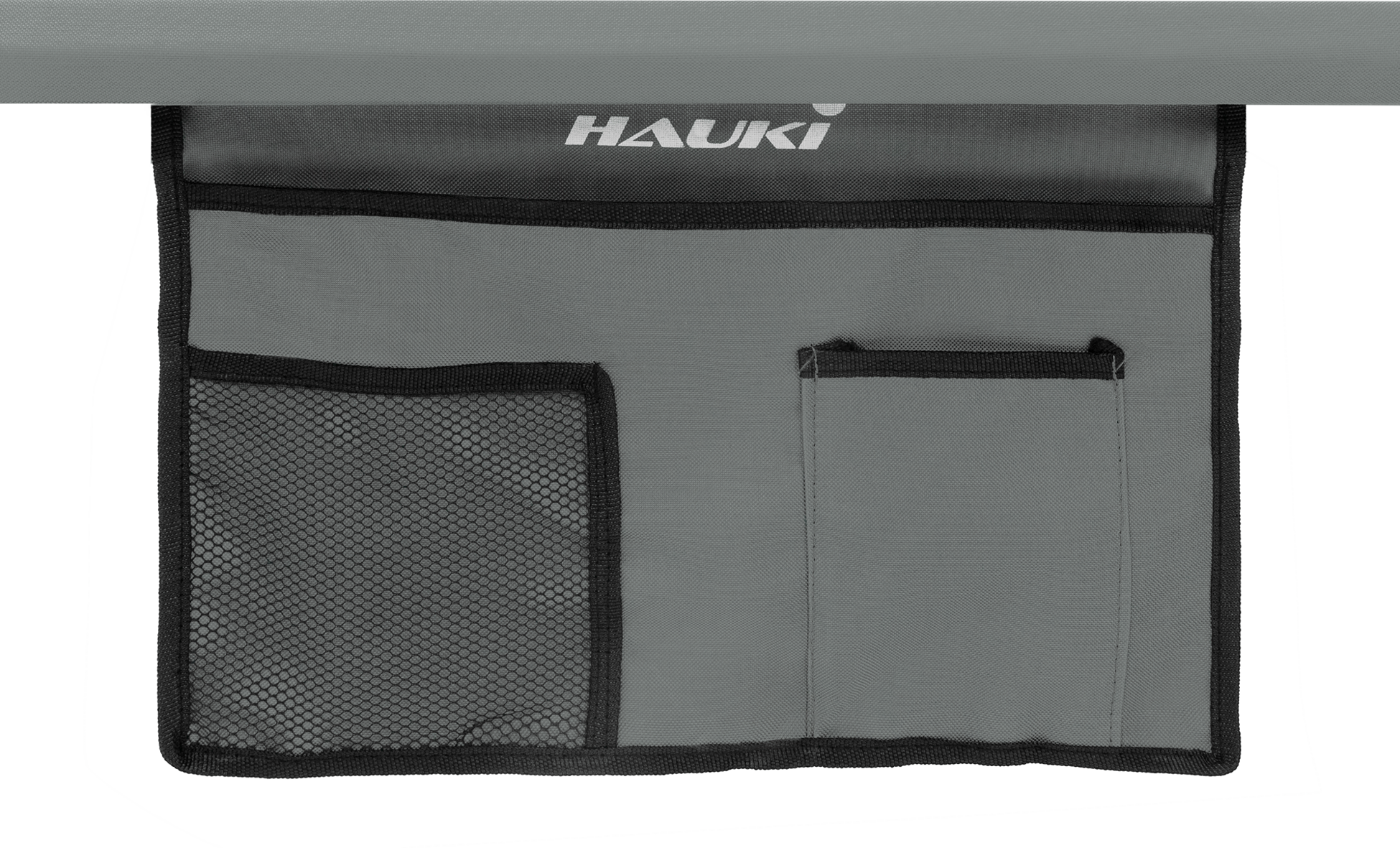 HAUKI, Campingsäng Hopfällbar Campingsäng 210x83x46 Cm Grå Med Bärväska Upp Till 150 Kg Hauki