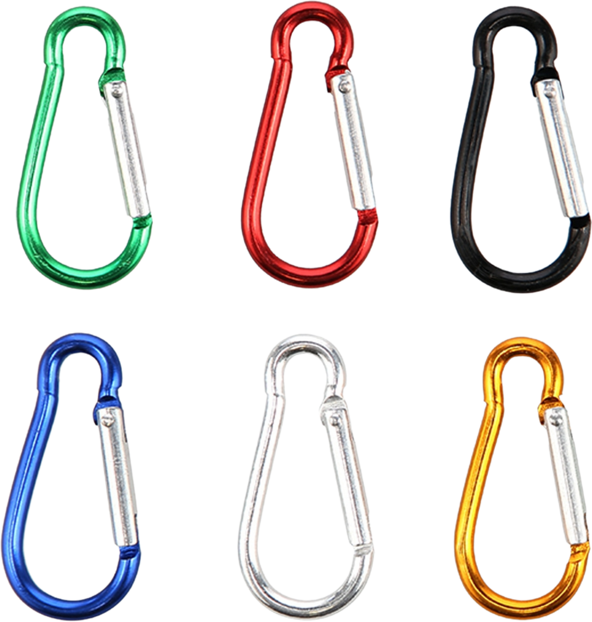 NORTHIX, Carabiner Set, 6 Pcs &ndash; Durable And Lightweight