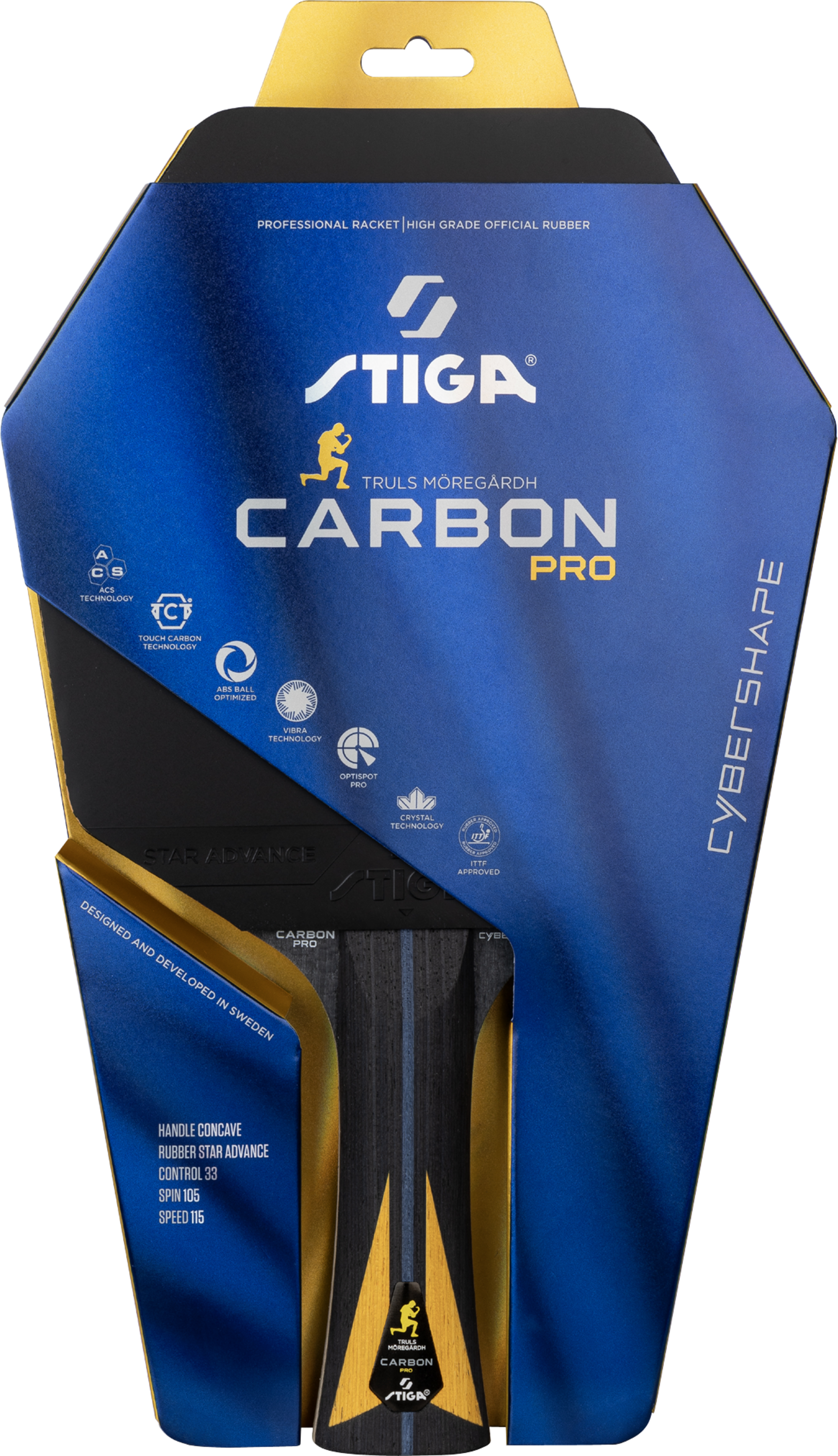 STIGA, Carbon Pro Truls Edition Cybershape