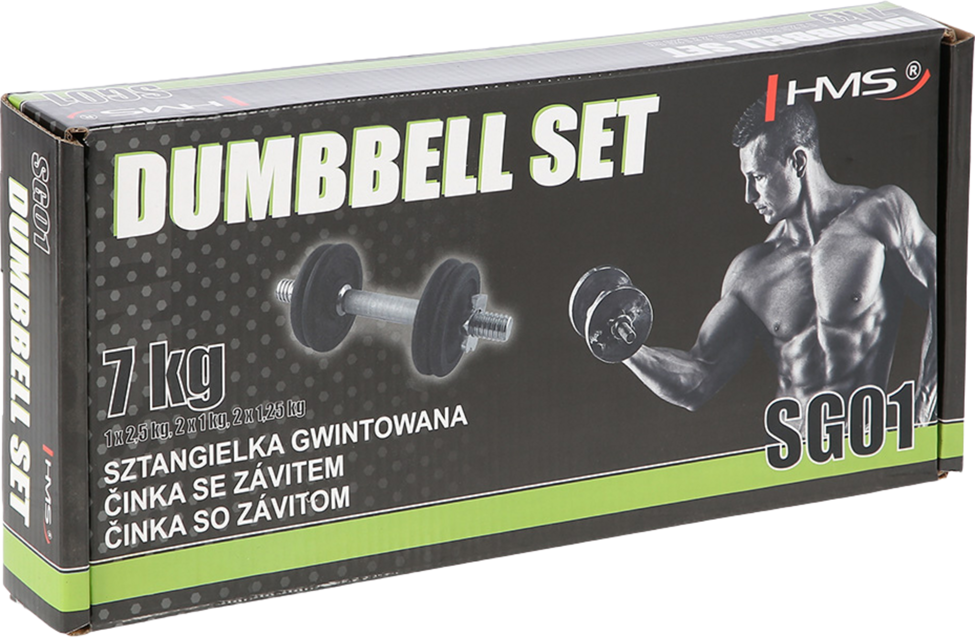 NORTHIX, Cast Iron Dumbbell, 7 Kg