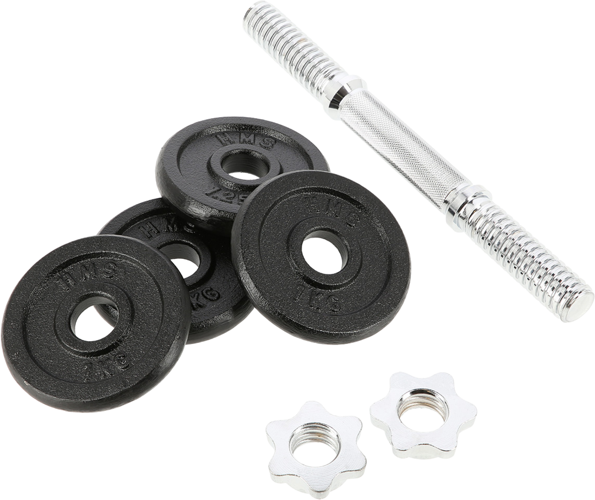 NORTHIX, Cast Iron Dumbbells, 2x7kg, Set Of 2