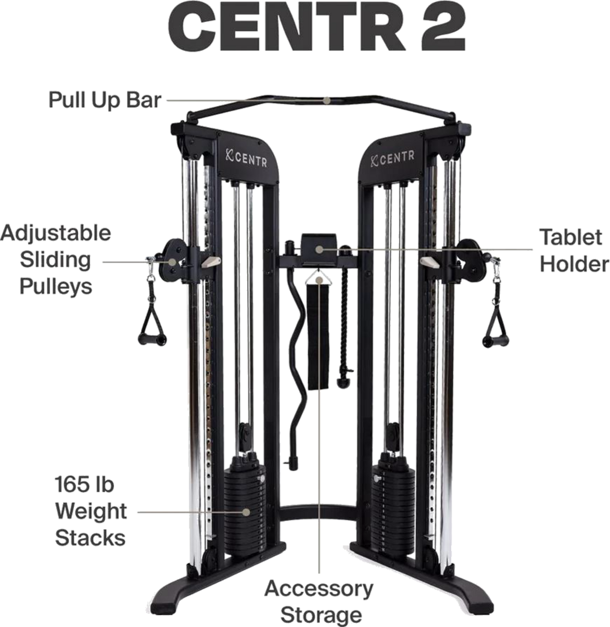 CENTR, Centr 2 Home Gymfunctional Trainer, Kabelmaskin
