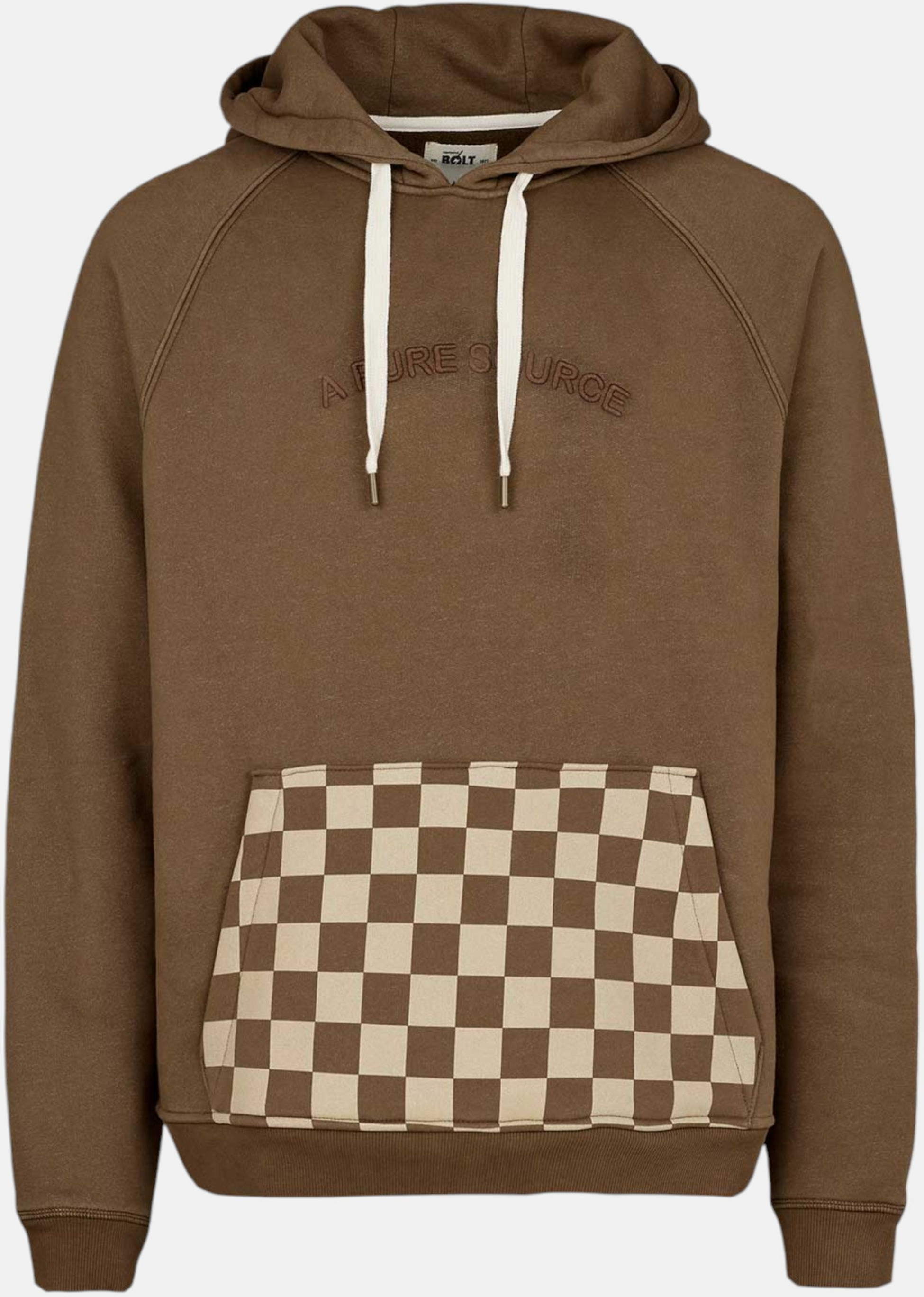 LIGHTNING BOLT, Checkered Hoodie