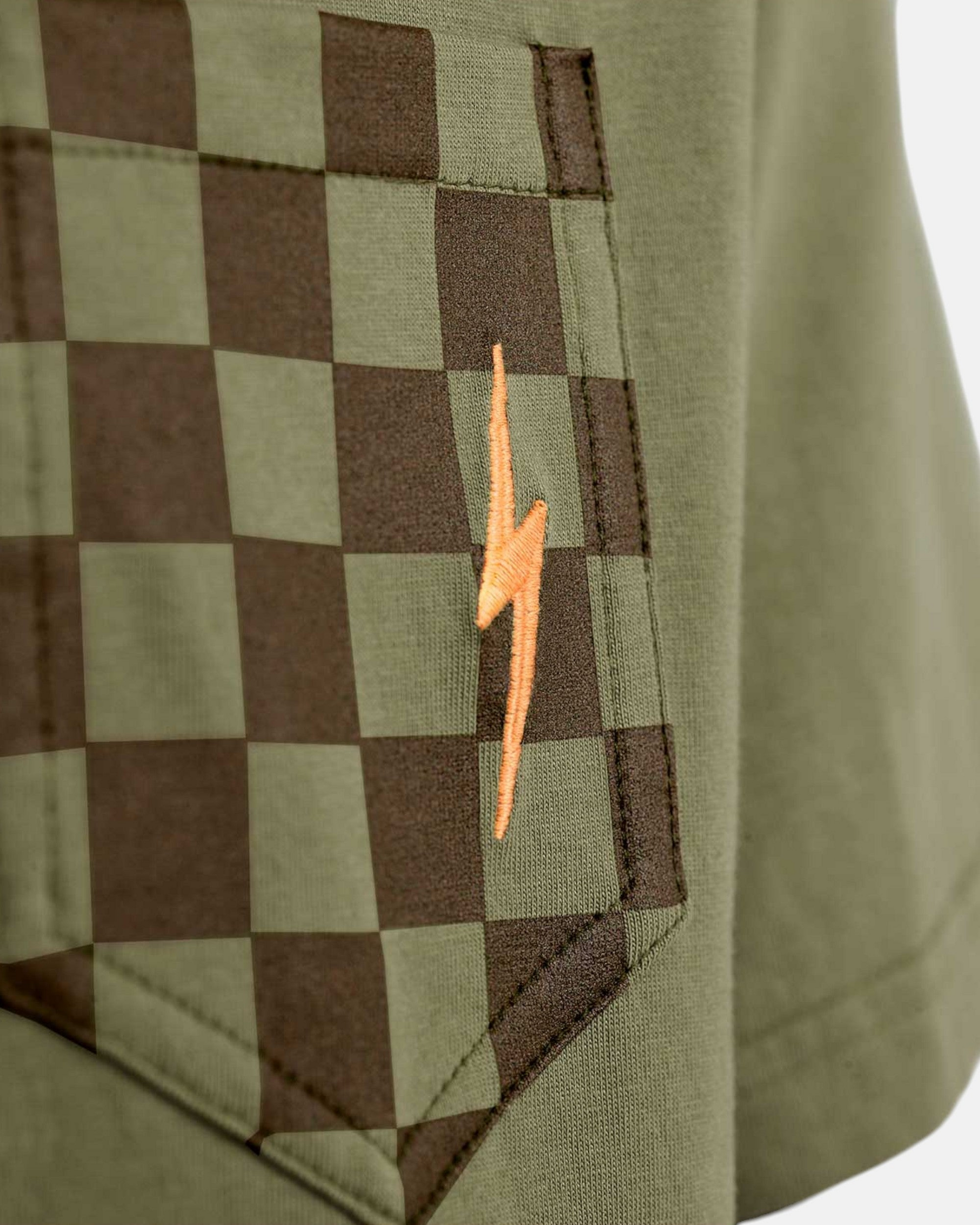 LIGHTNING BOLT, Checkered Tee