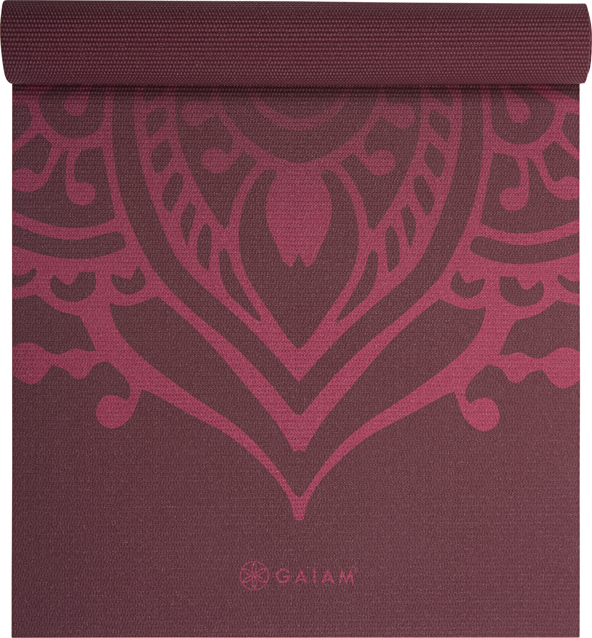 GAIAM, Cherry Sundial Layers Yoga Mat 5mm Printed