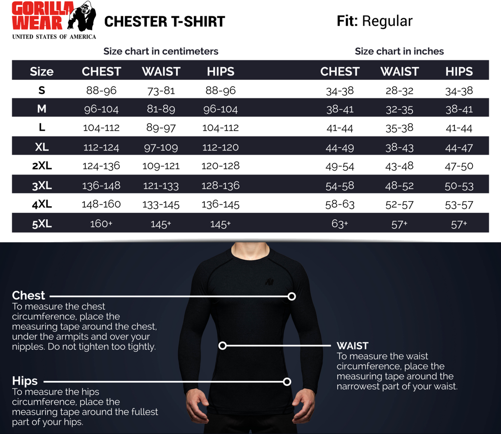 GORILLA WEAR, Chester T-shirt