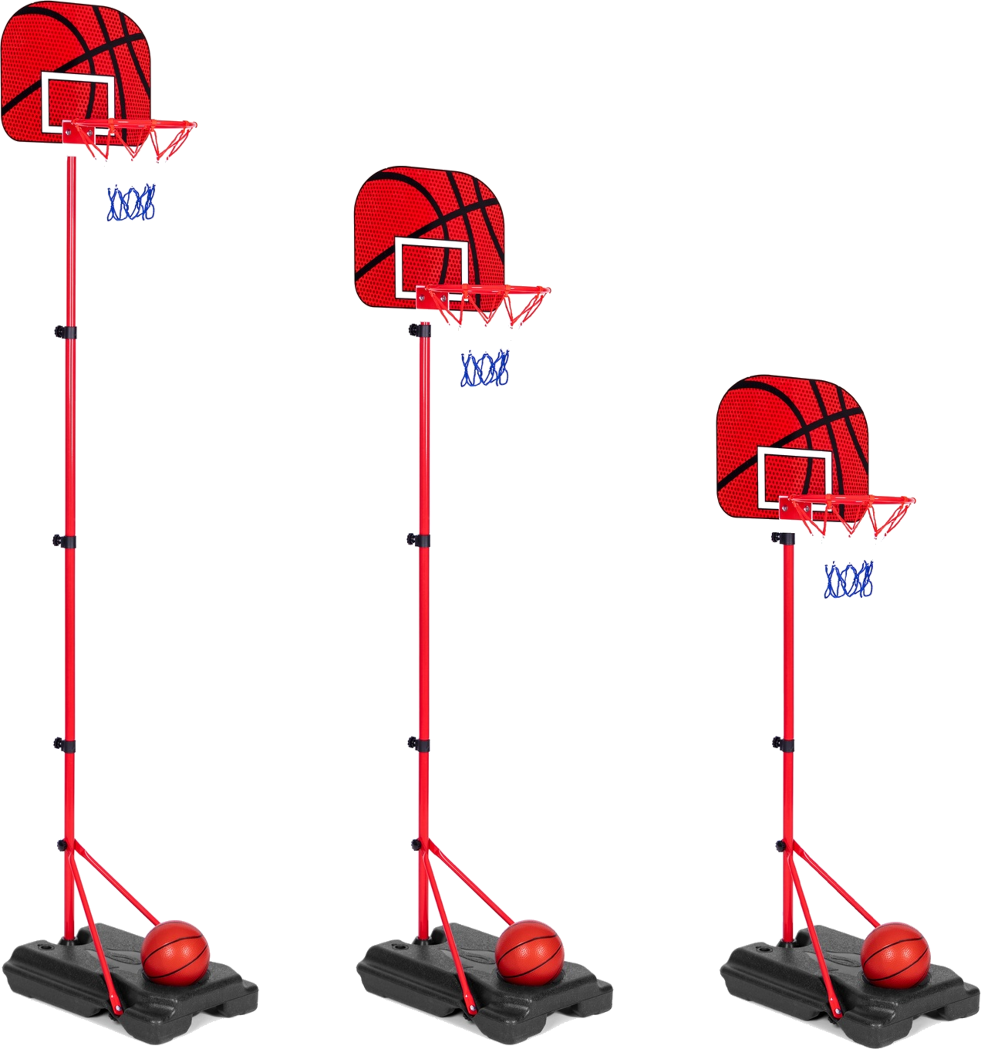 B2X, Children's Basketball Hoop, Adjustable Height, Ball Pump