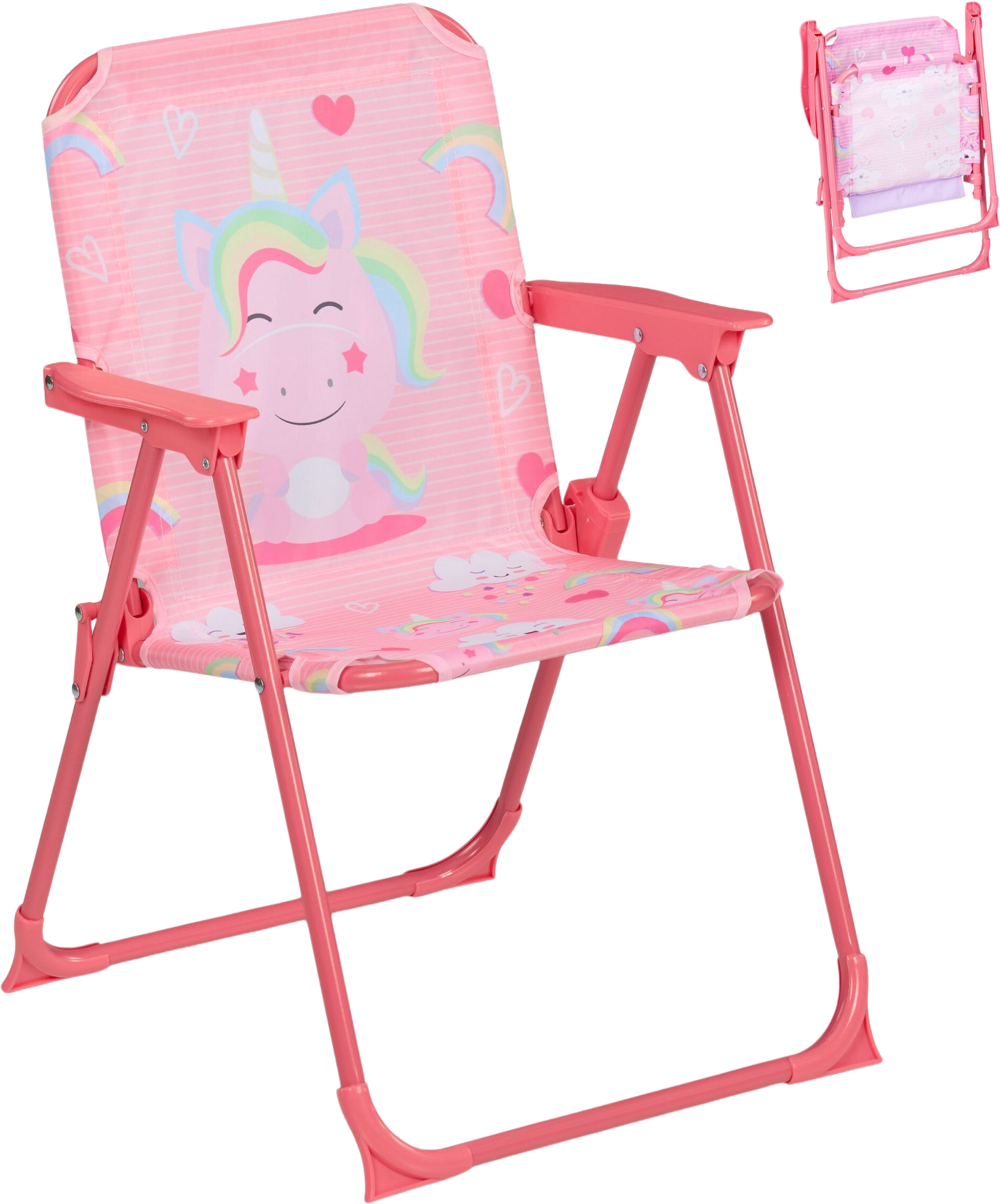 NORTHIX, Children's Folding Camping Chair &ndash; Animal Motif, Lightweight
