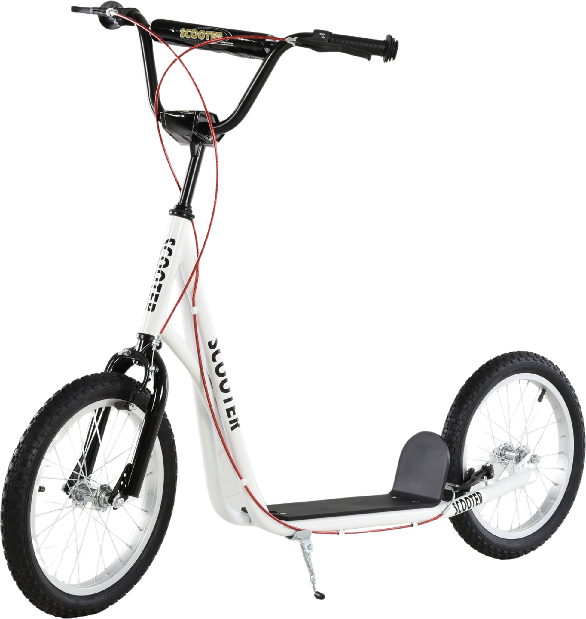 NORTHIX, Children's Scooter, City Scooter, Kick Scooter, Children's Kickboard With Pneumatic Tires And Handbr