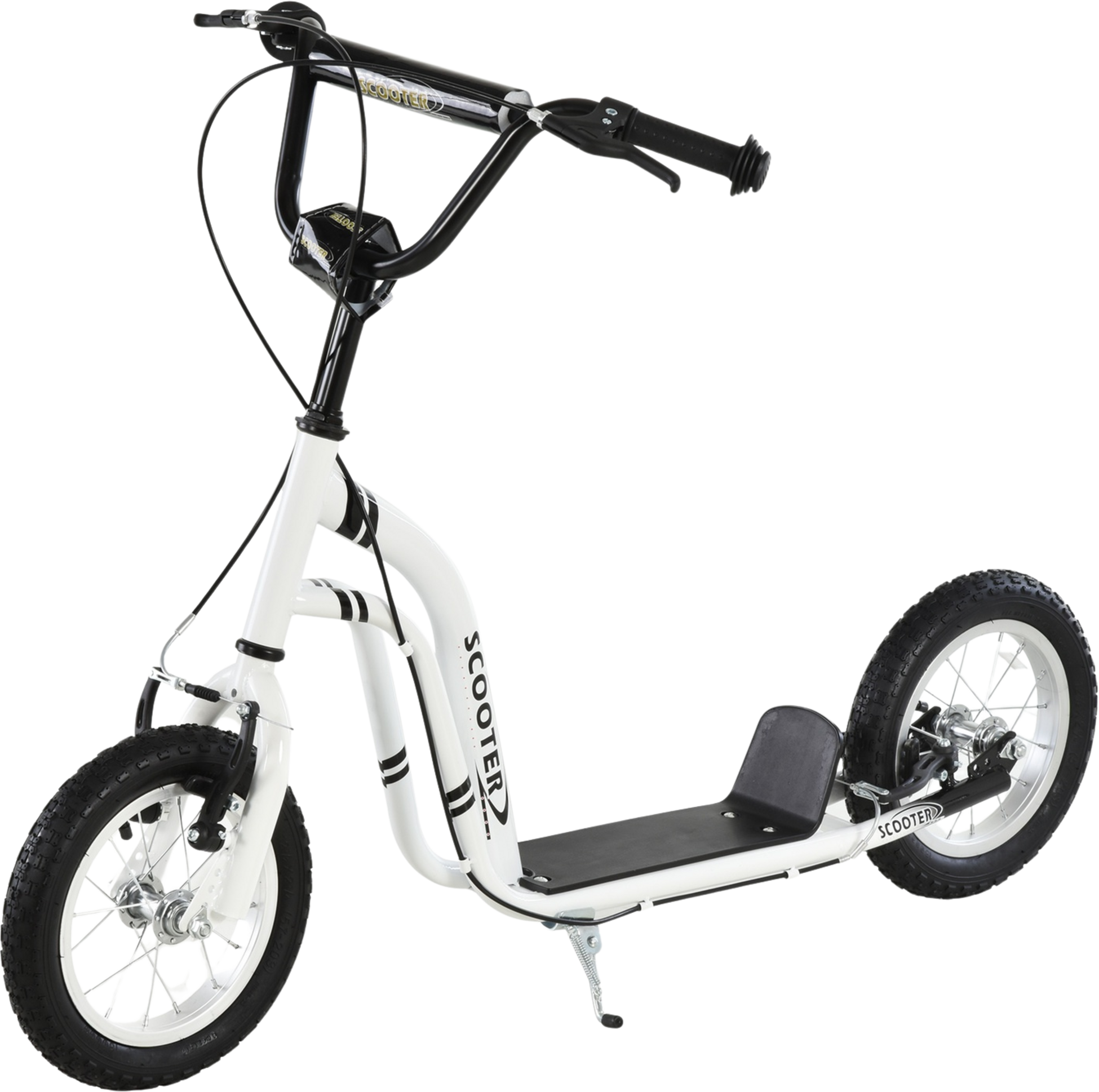 NORTHIX, Children's Scooter From 5 Years, Children's Scooter, City Scooter With Pneumatic Tires, 12 Inches, R