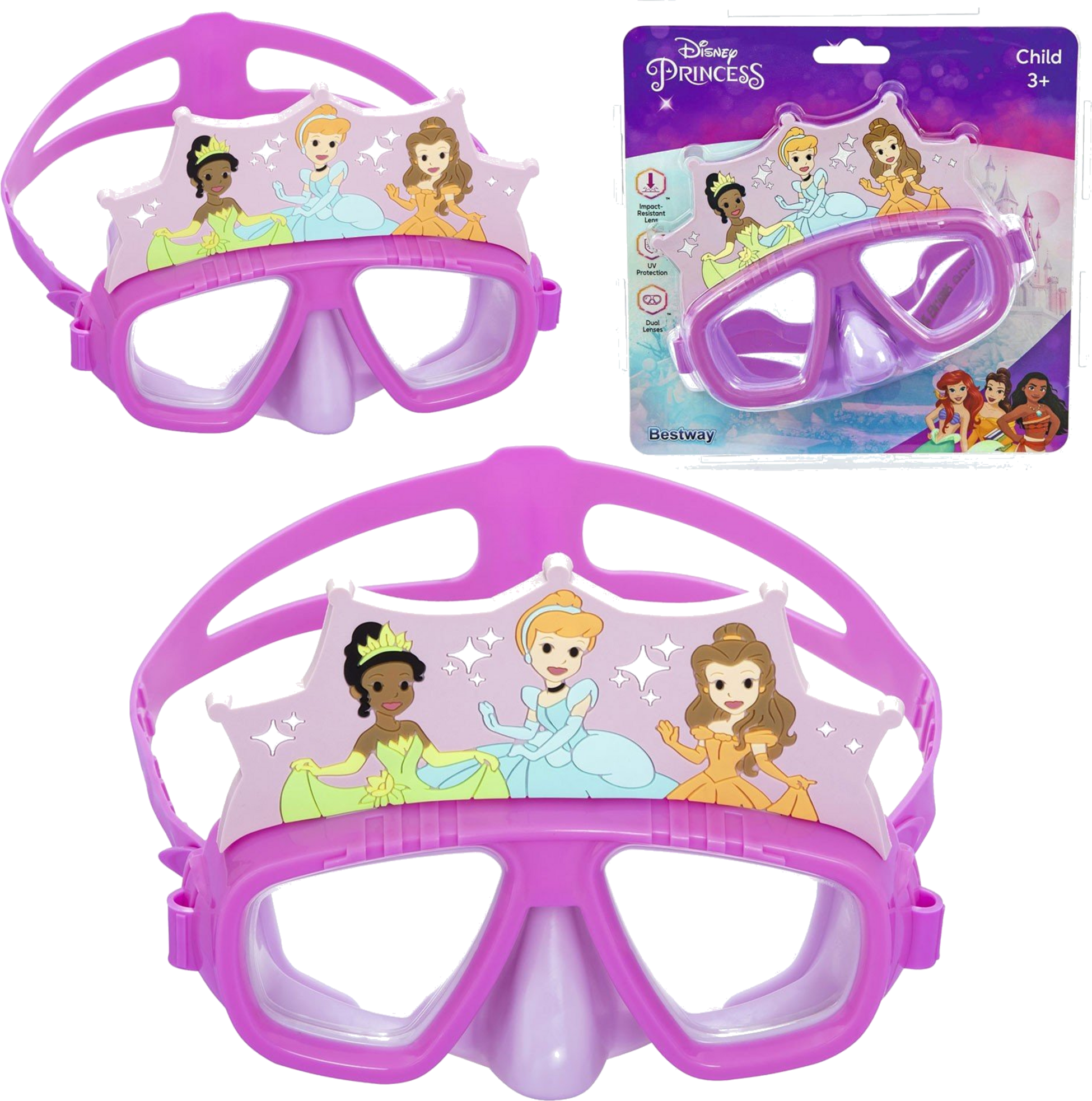 B2X, Children's Swimming Mask Princesses Bestway 9102x