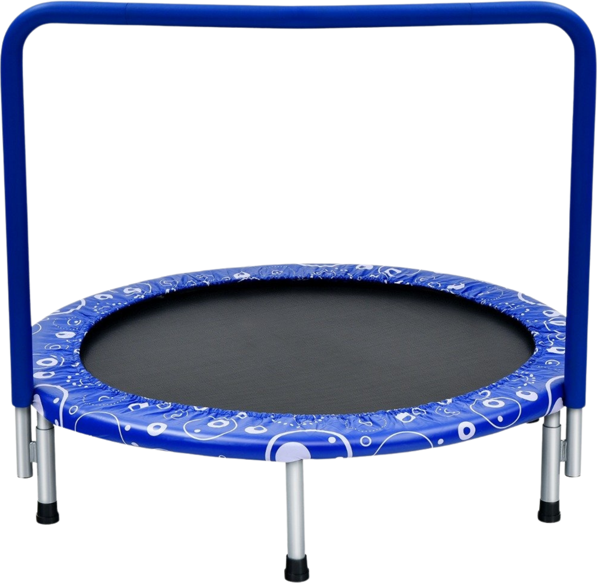 NORTHIX, Children's Trampoline Mini Trampoline Foldable Trampoline For Toddlers Blue + Black