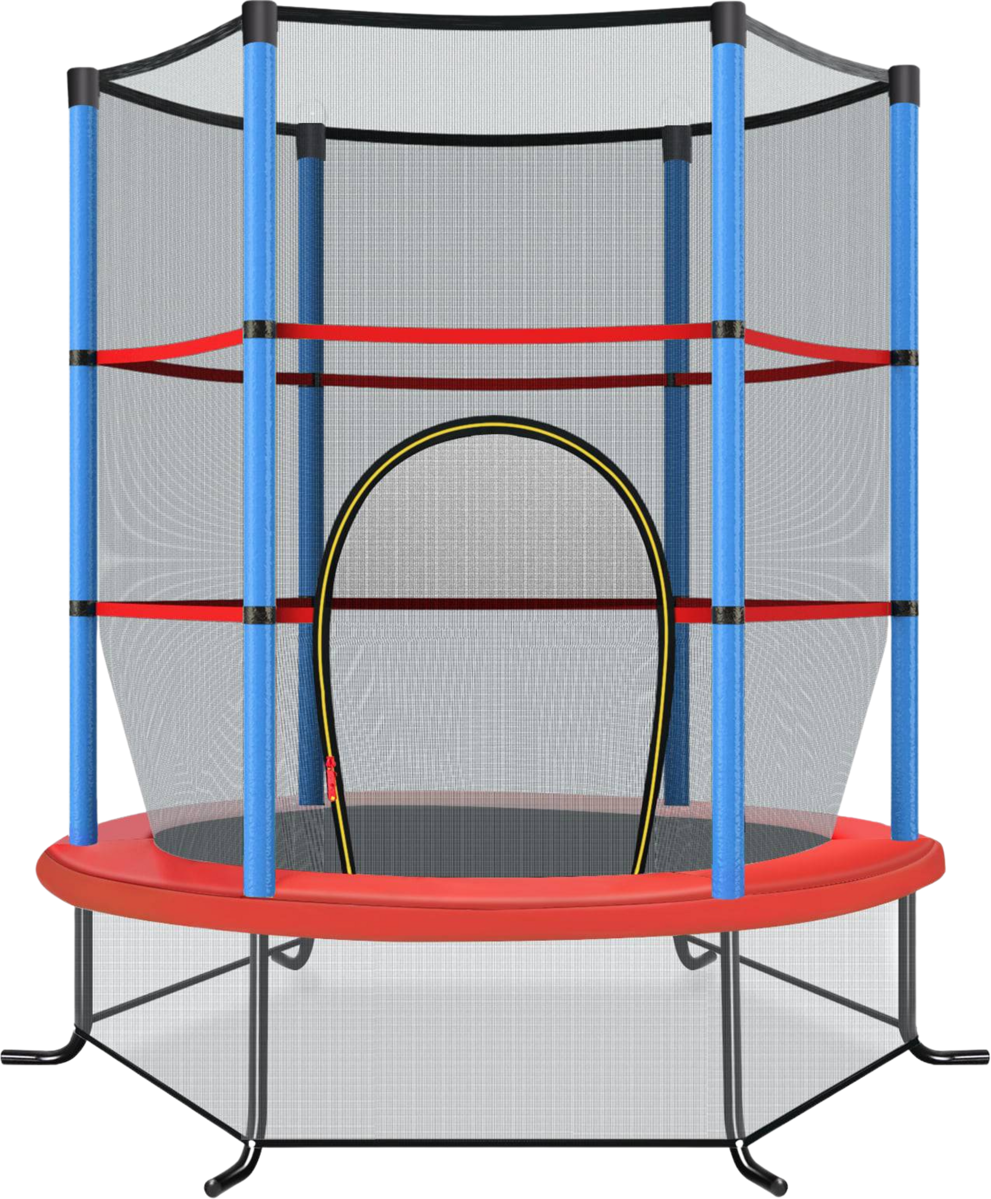 NORTHIX, Children's Trampoline With Safety Net, 165cm, Blue