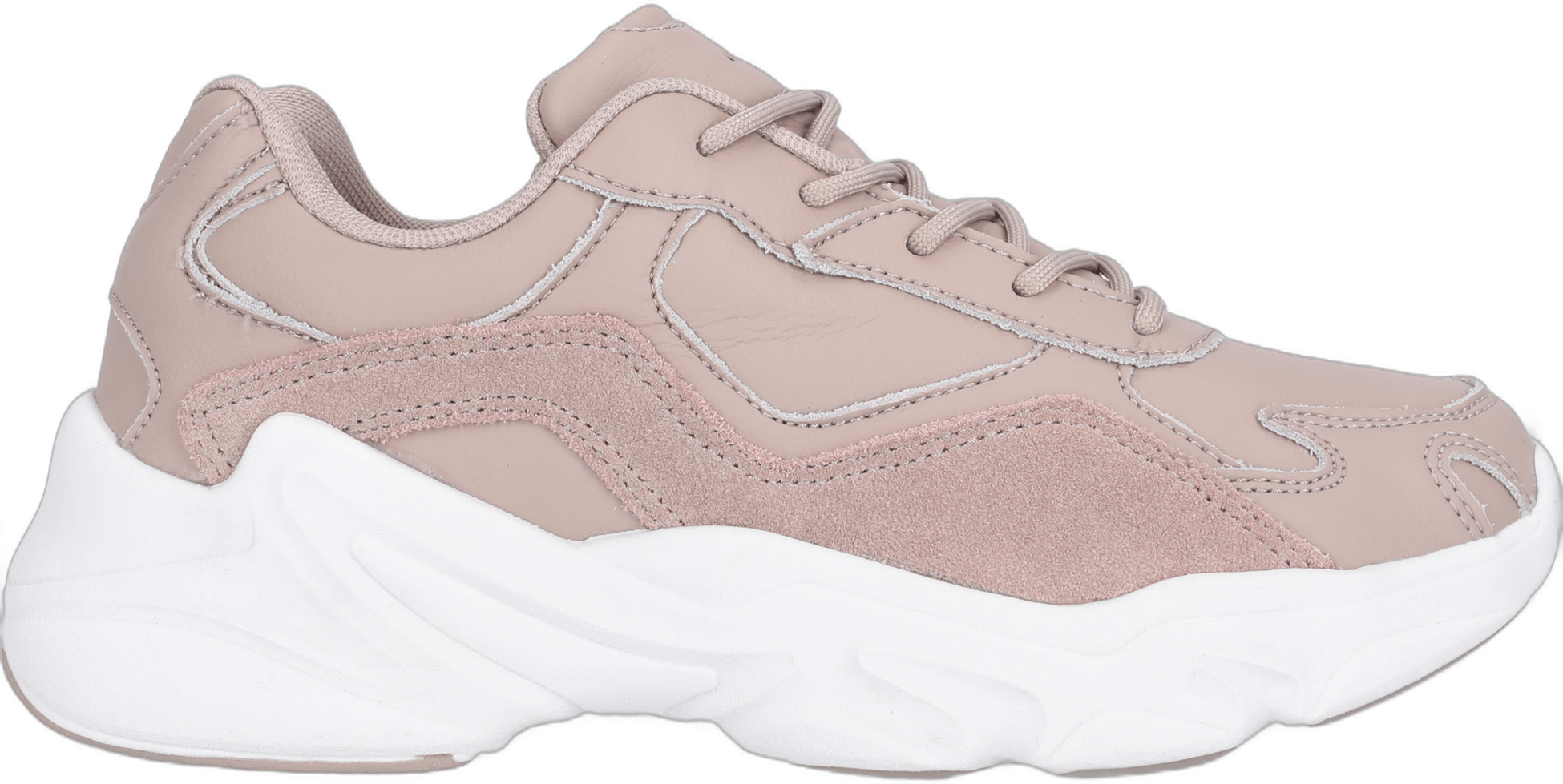 ATHLECIA, Chunky Leather Trainers Sneaker