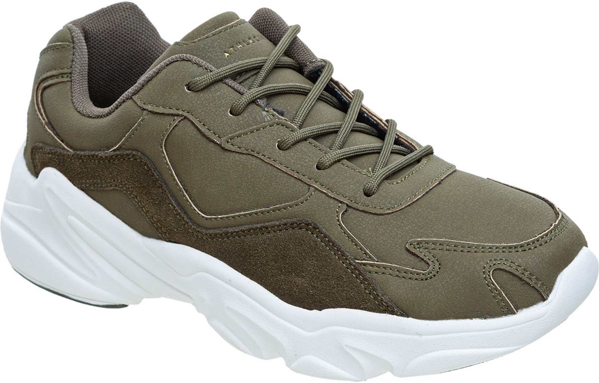 ATHLECIA, Chunky Leather Trainers Sneaker