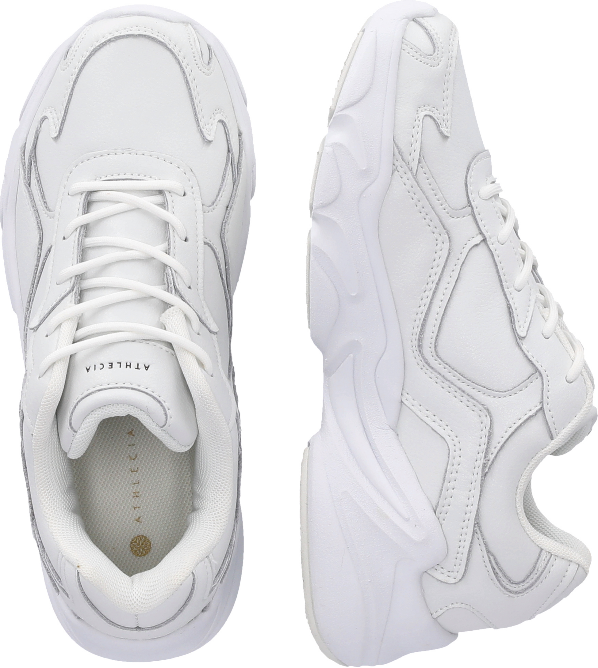 ATHLECIA, Chunky Leather Trainers Sneaker