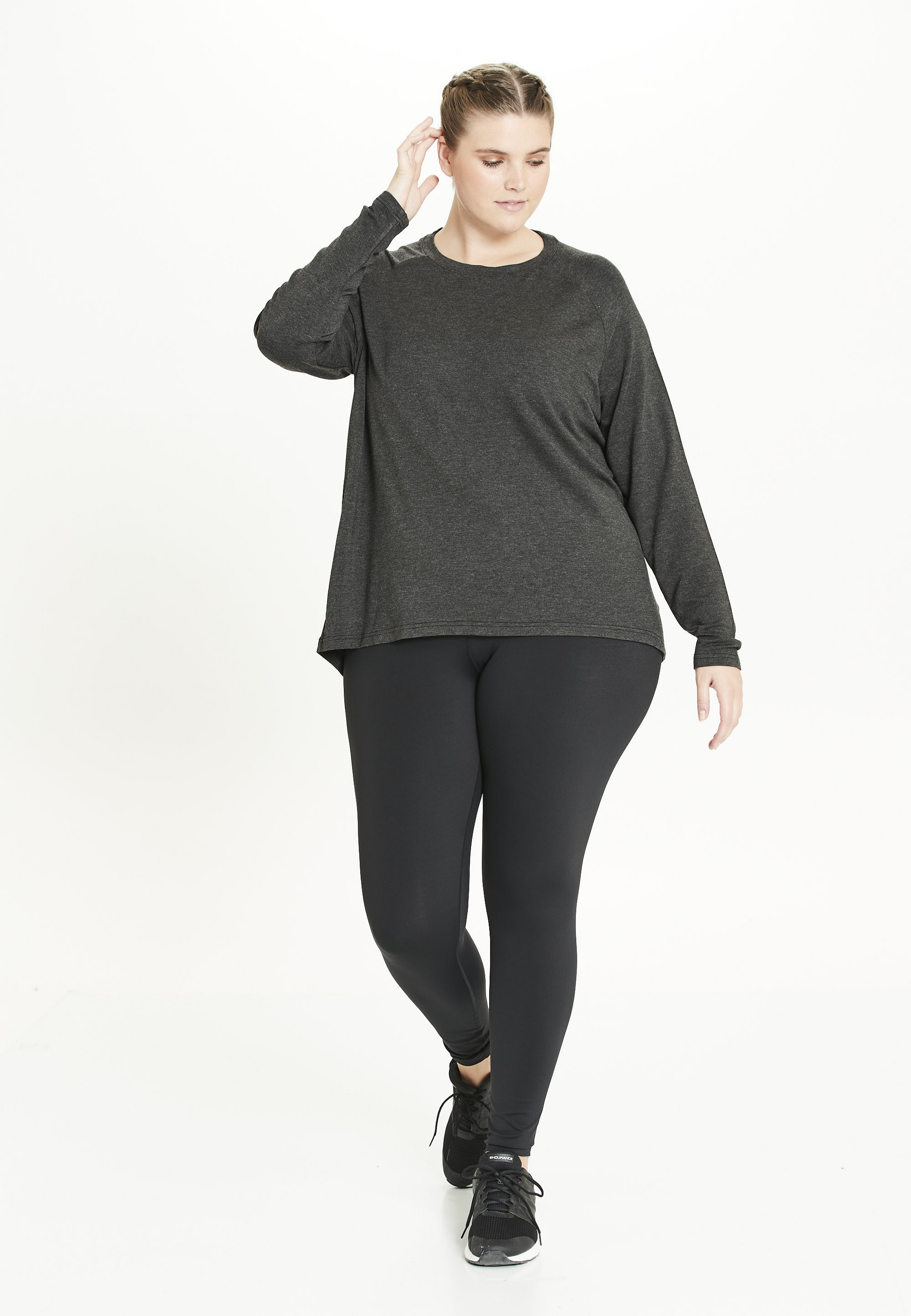 Q SPORTSWEAR, Cihera Melange Long Sleeve Shirt