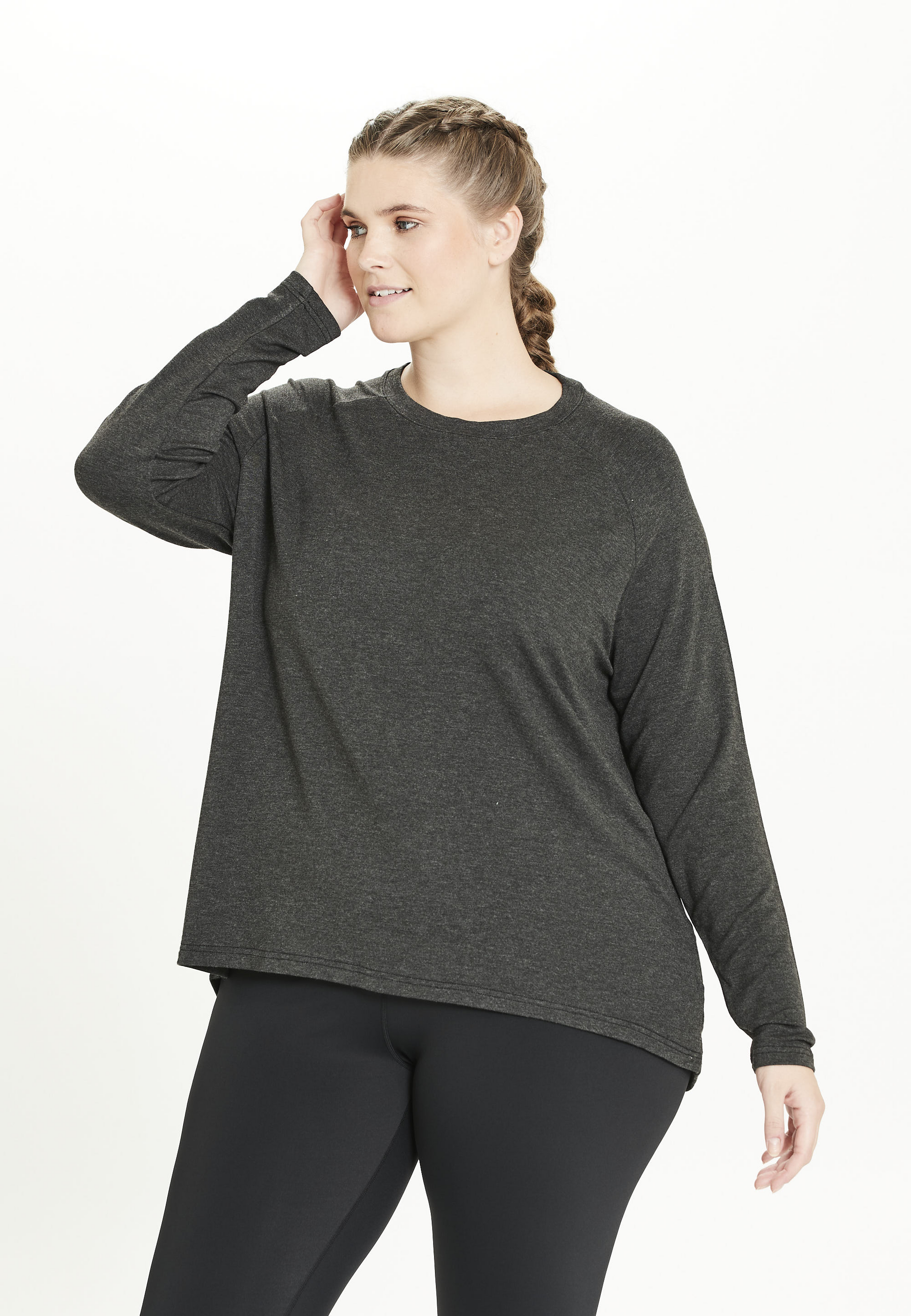 Q SPORTSWEAR, Cihera Melange Long Sleeve Shirt