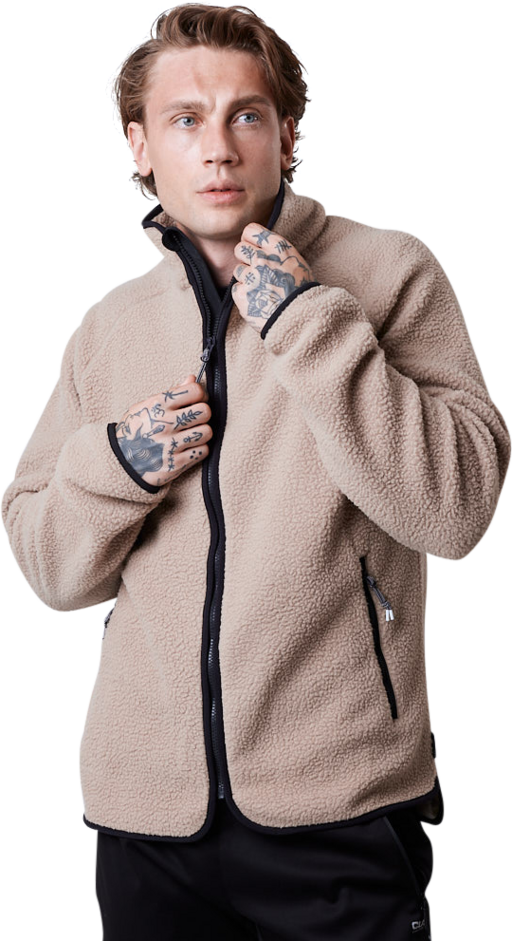 CLN ATHLETICS, Clark Fleece Jacket Beige