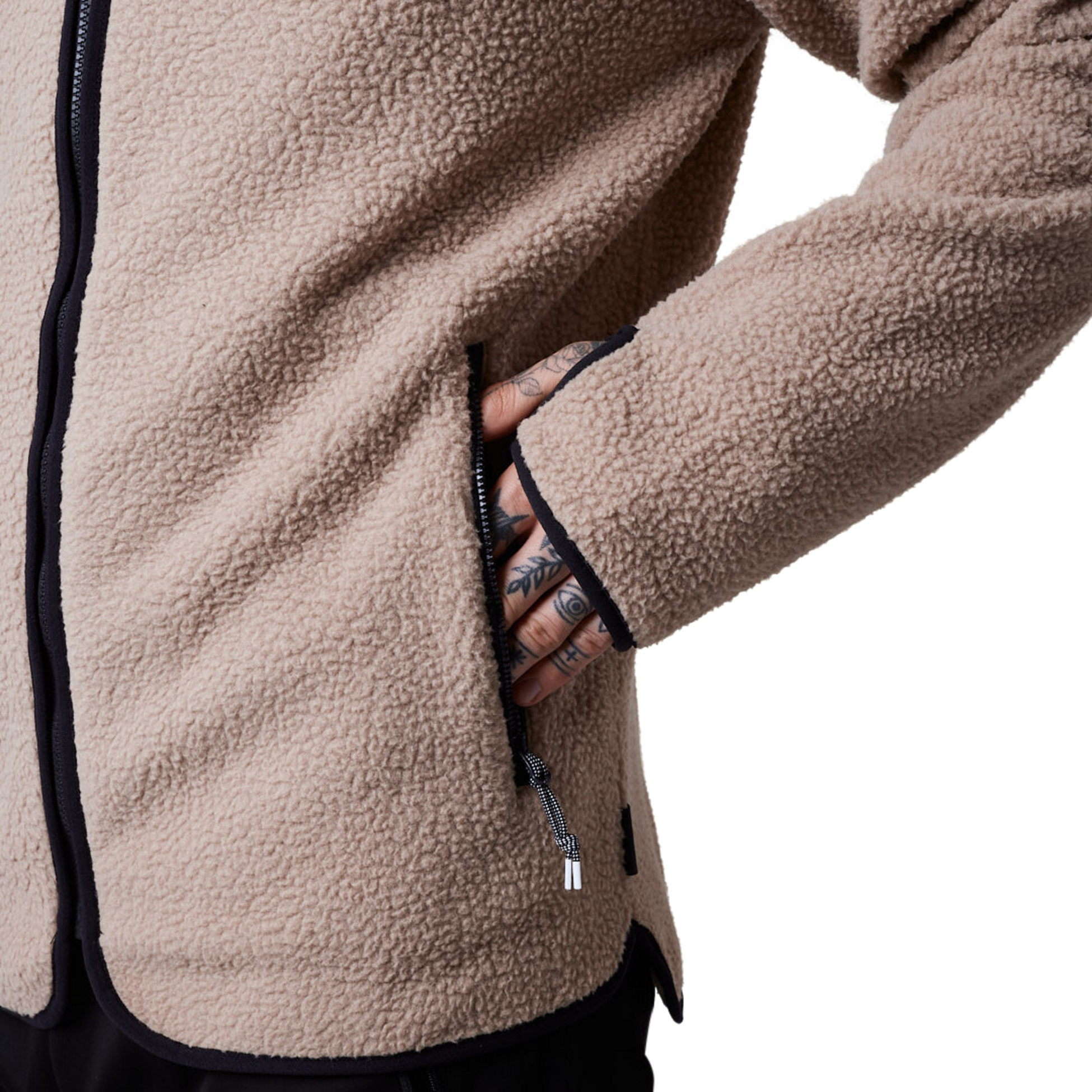 CLN ATHLETICS, Clark Fleece Jacket Beige