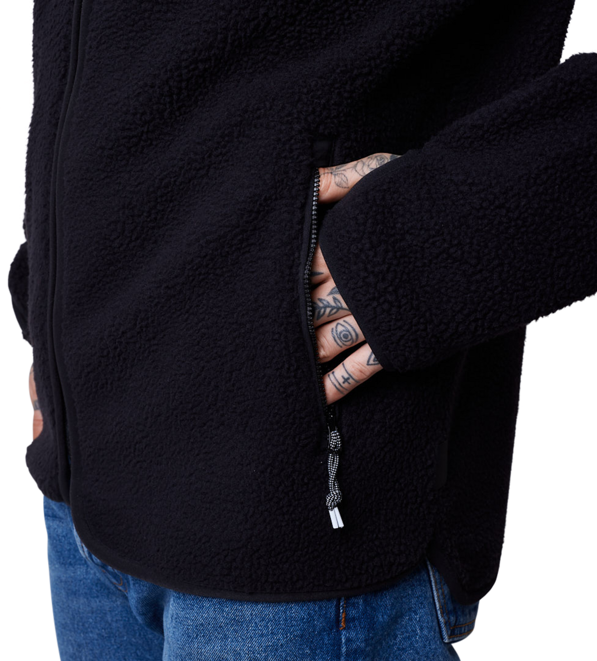 CLN ATHLETICS, Clark Fleece Jacket Black