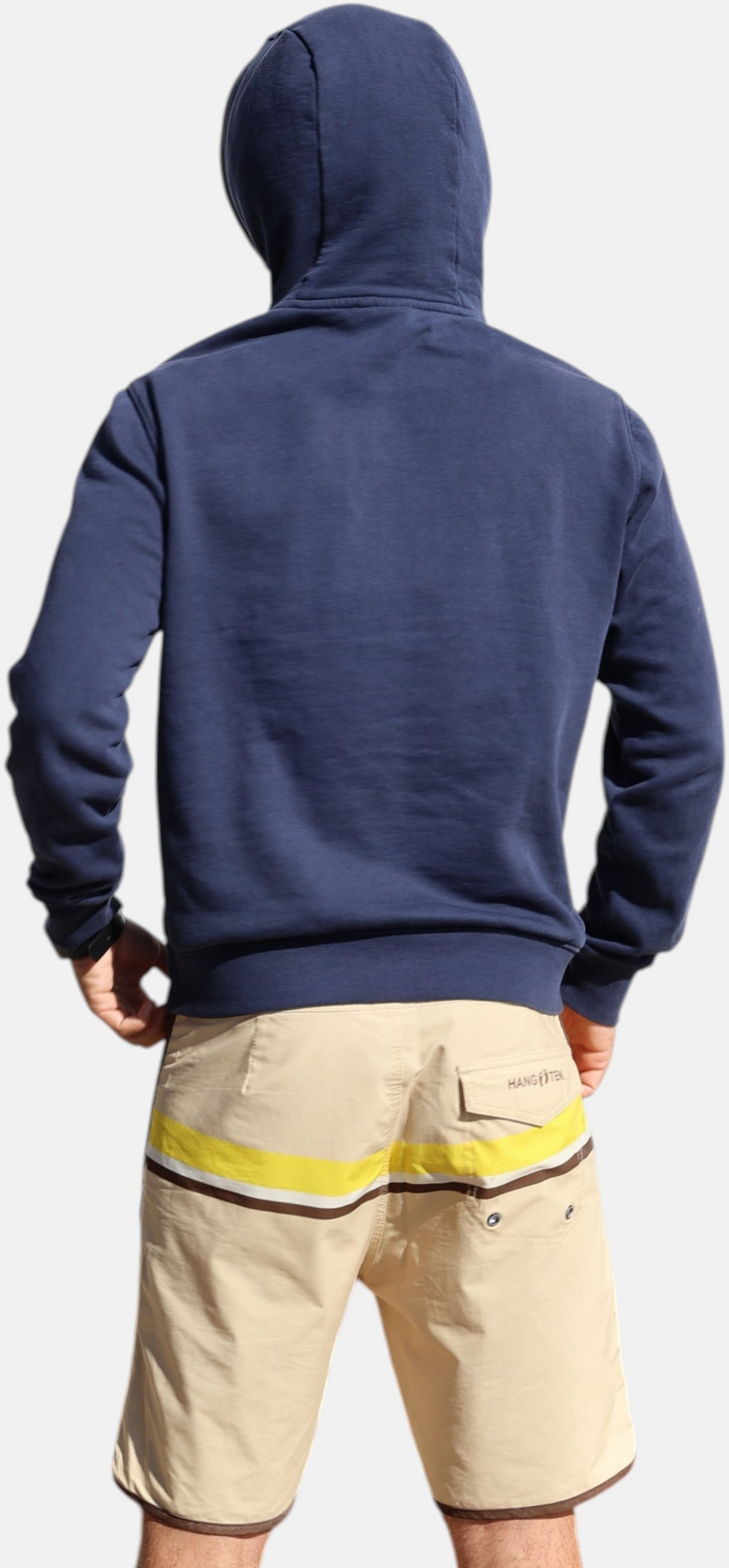 HANG TEN, Classic Logo Organic Cotton Hoodie