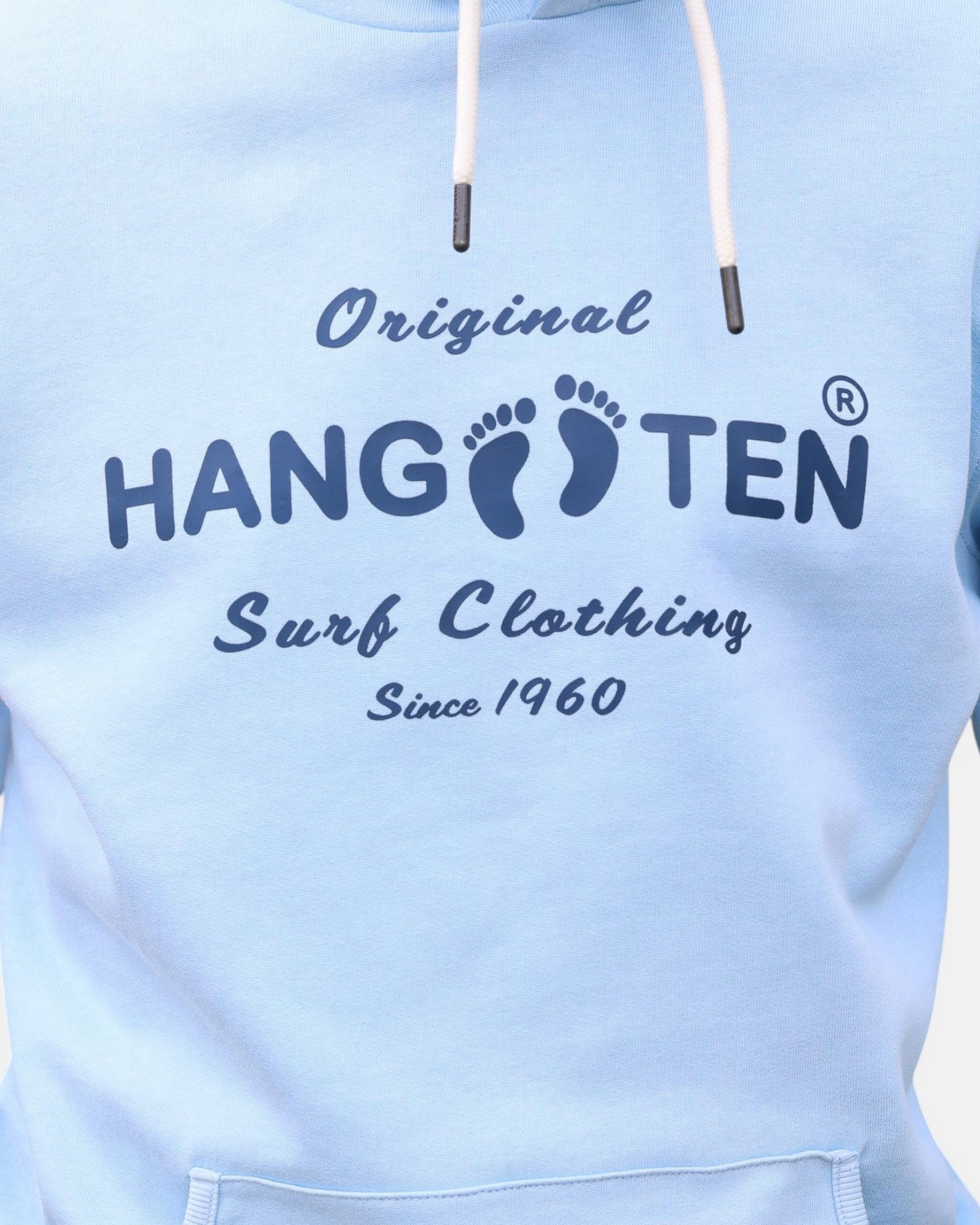HANG TEN, Classic Logo Organic Cotton Hoodie