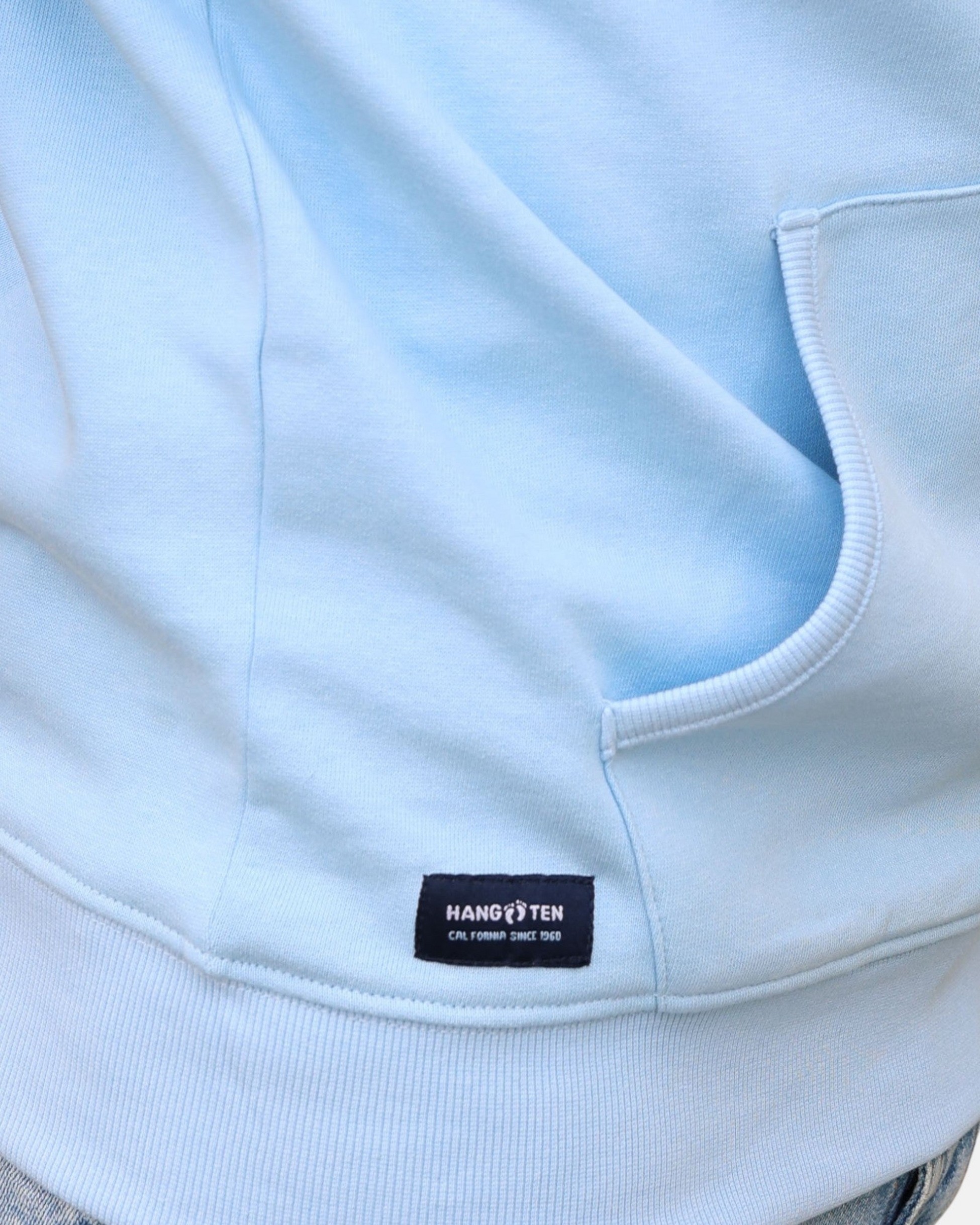 HANG TEN, Classic Logo Organic Cotton Hoodie