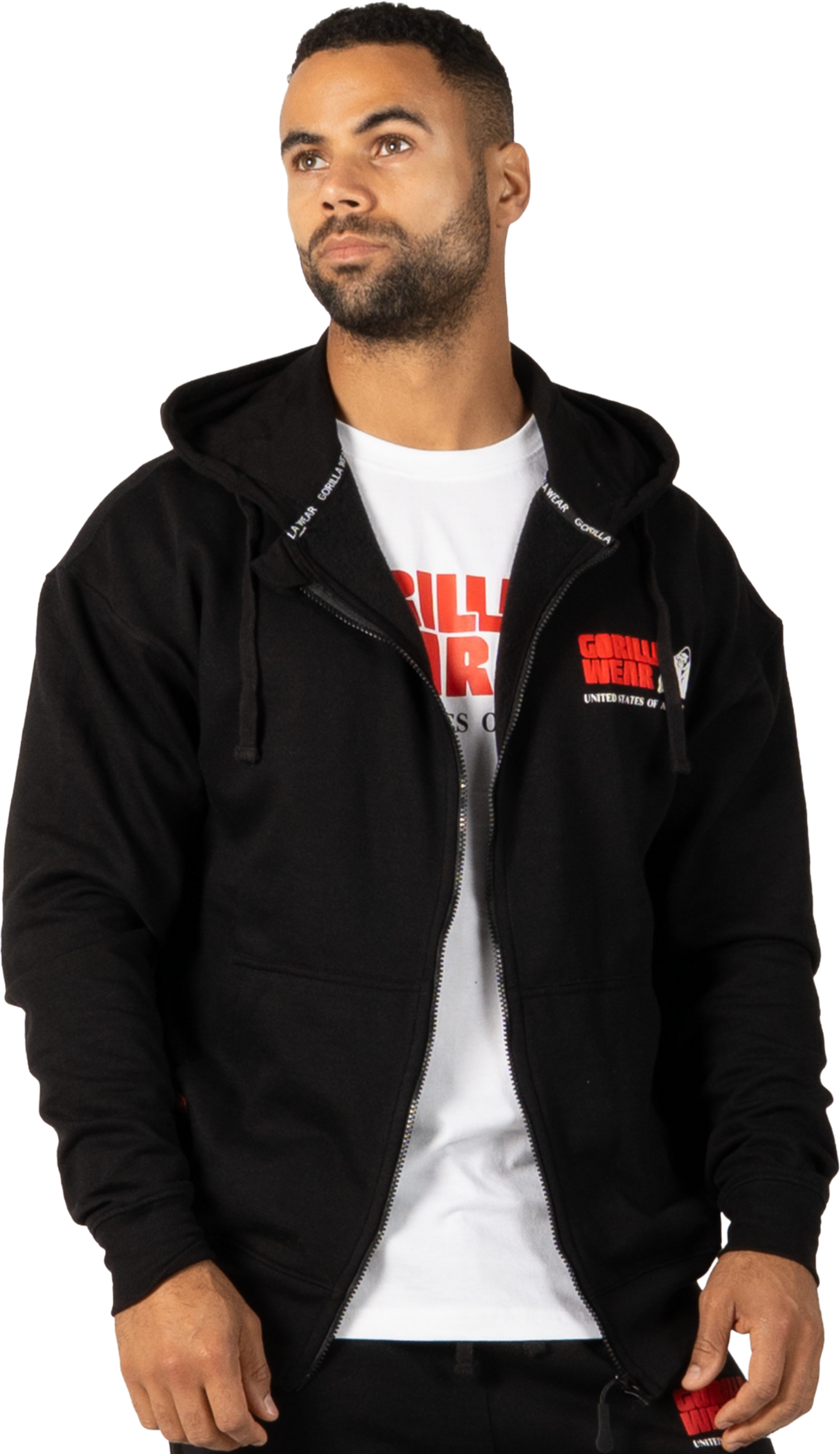 GORILLA WEAR, Classic Oversized Zipped Hoodie